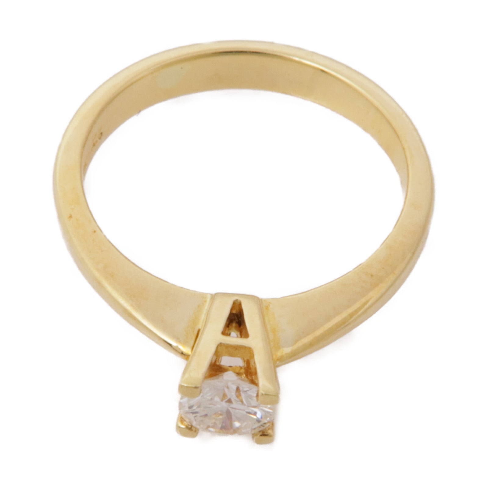 JEWELRY 18K黃金Diamond Ring鑽石戒指US#5.75