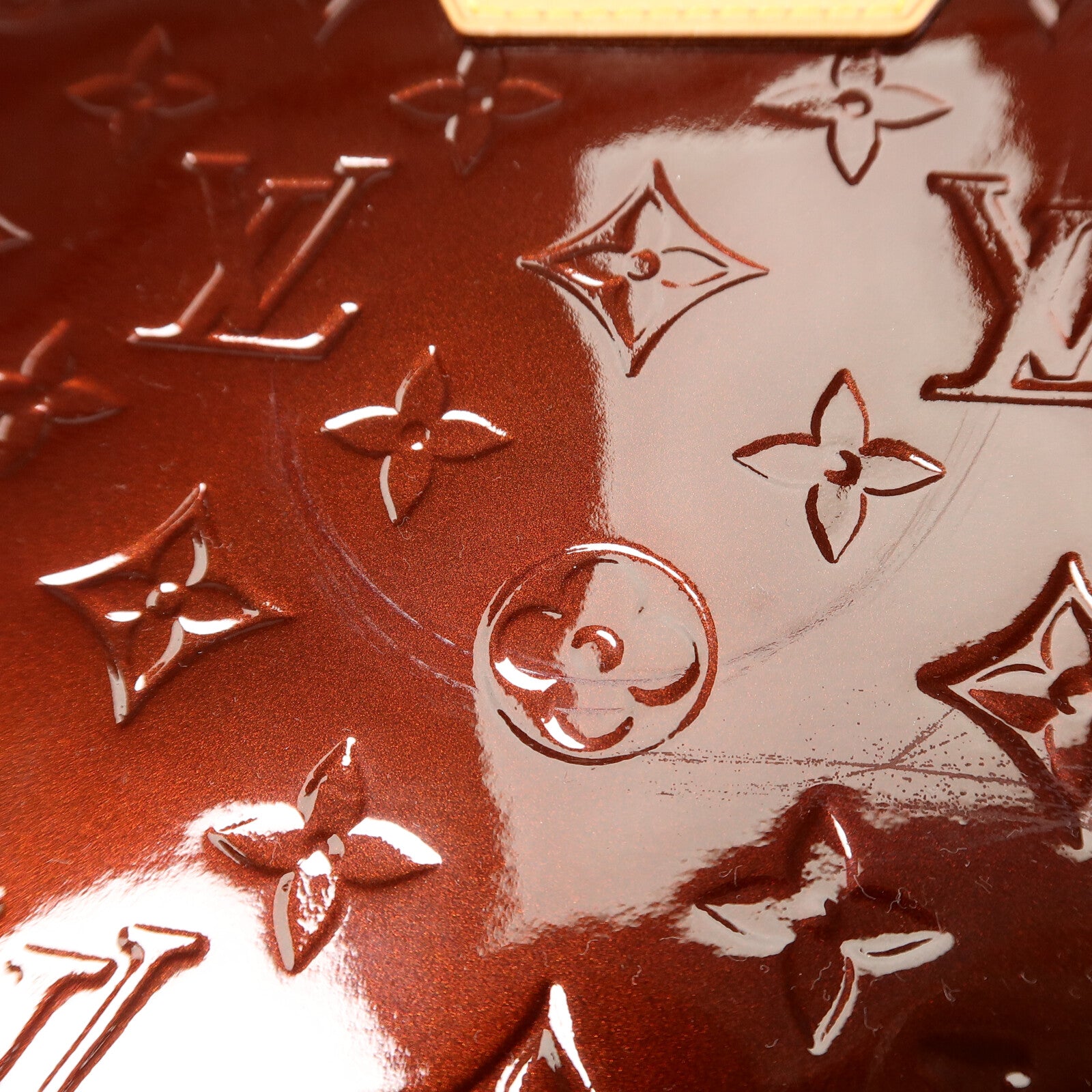 LOUIS VUITTON Vernis Brea MM金扣手挽肩背兩用袋