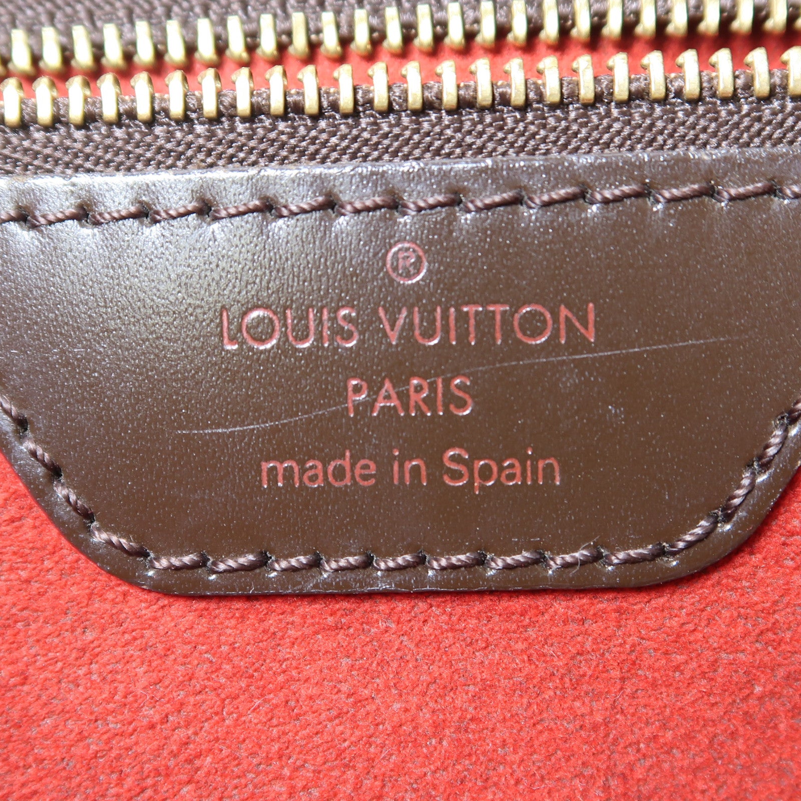 LOUIS VUITTON 【激減優惠】Damier Hampstead PM金扣手挽袋啡色