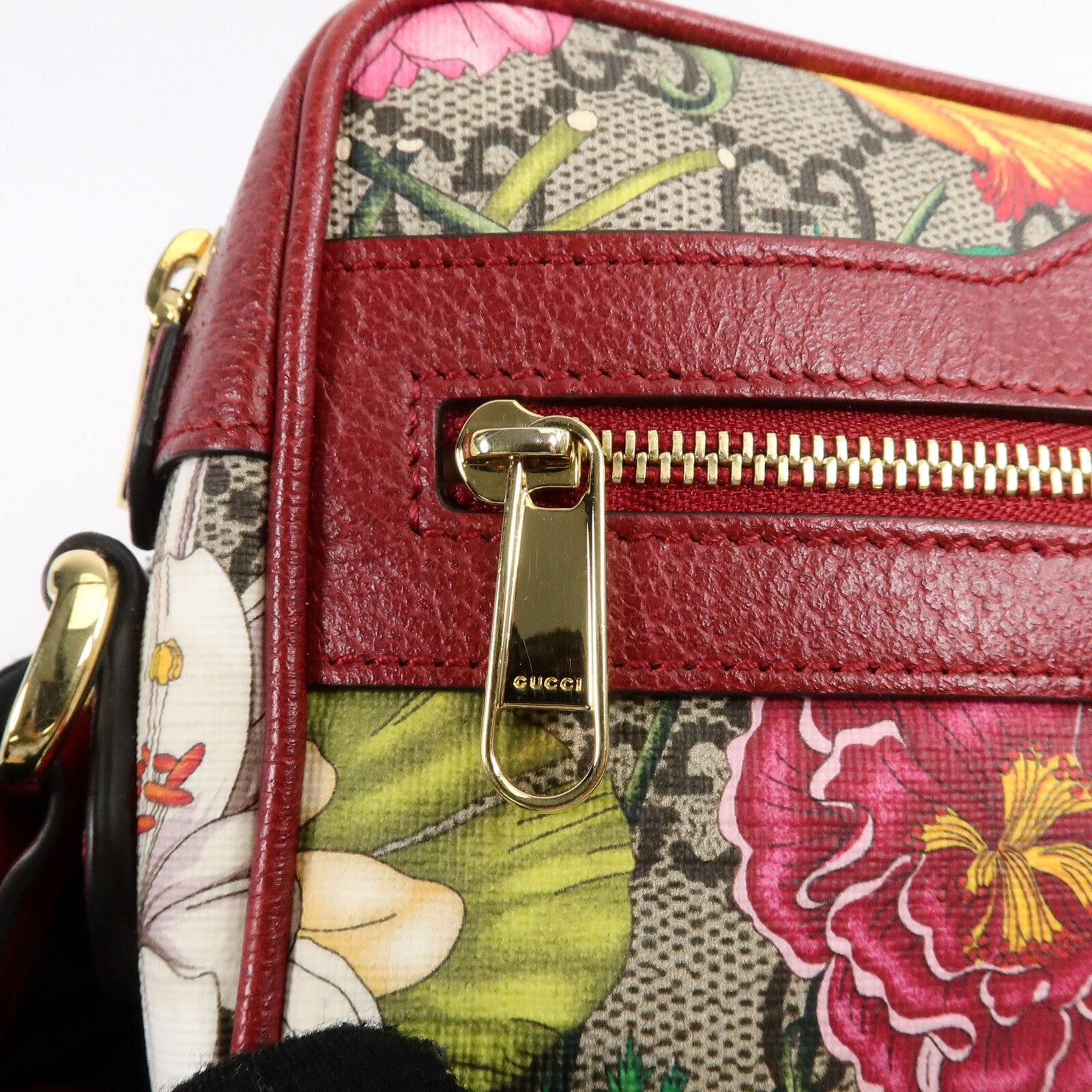 GUCCI 塗層帆布Ophidia GG Supreme Floral肩背袋