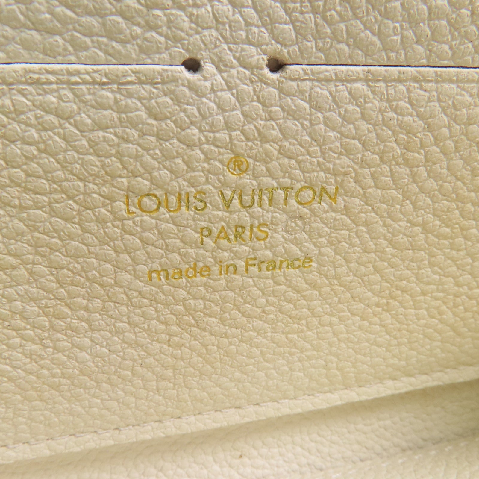 LOUIS VUITTON Monogram Empreinte Zippy Wallet金扣長錢包