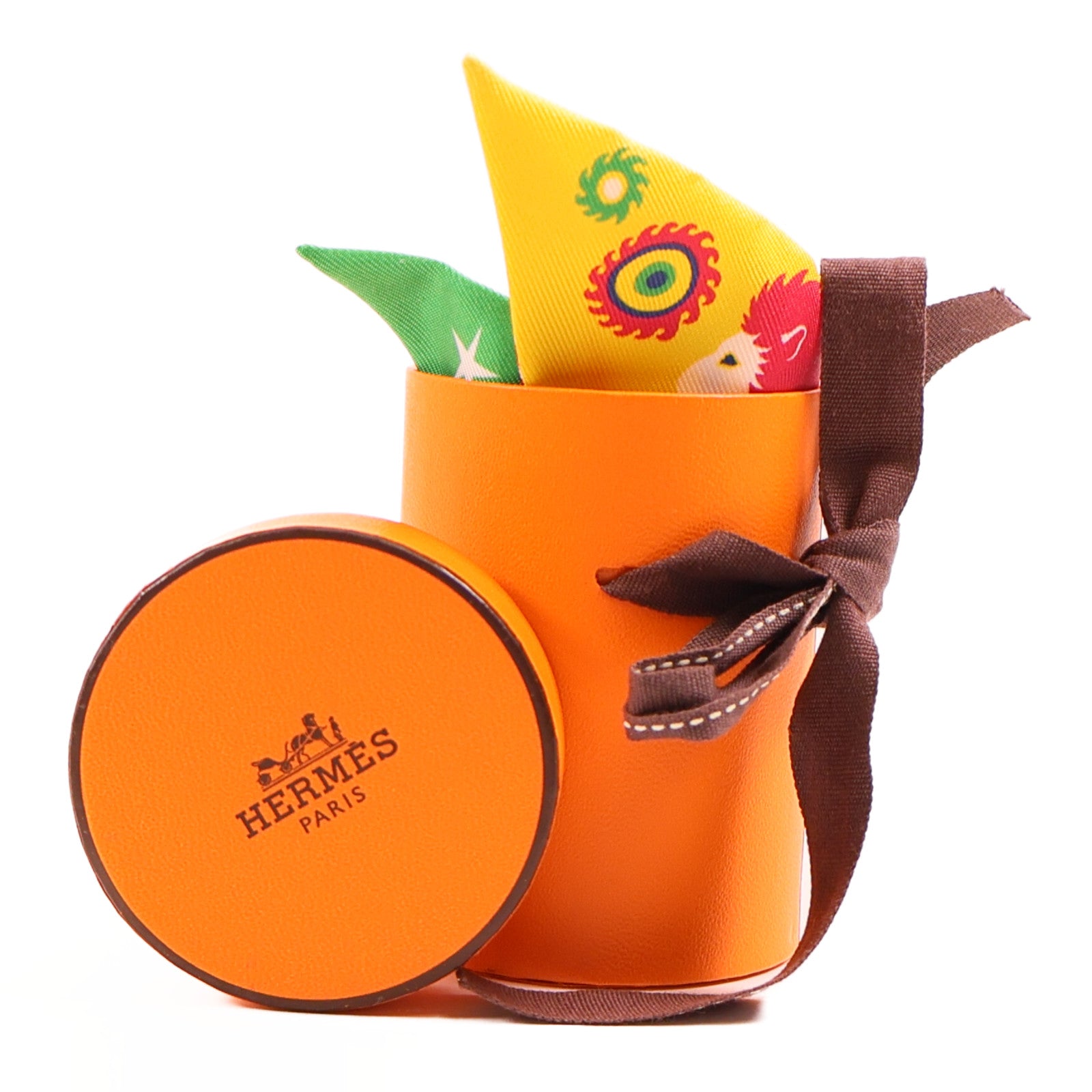 HERMES 【激減優惠】絲質Twilly絲巾