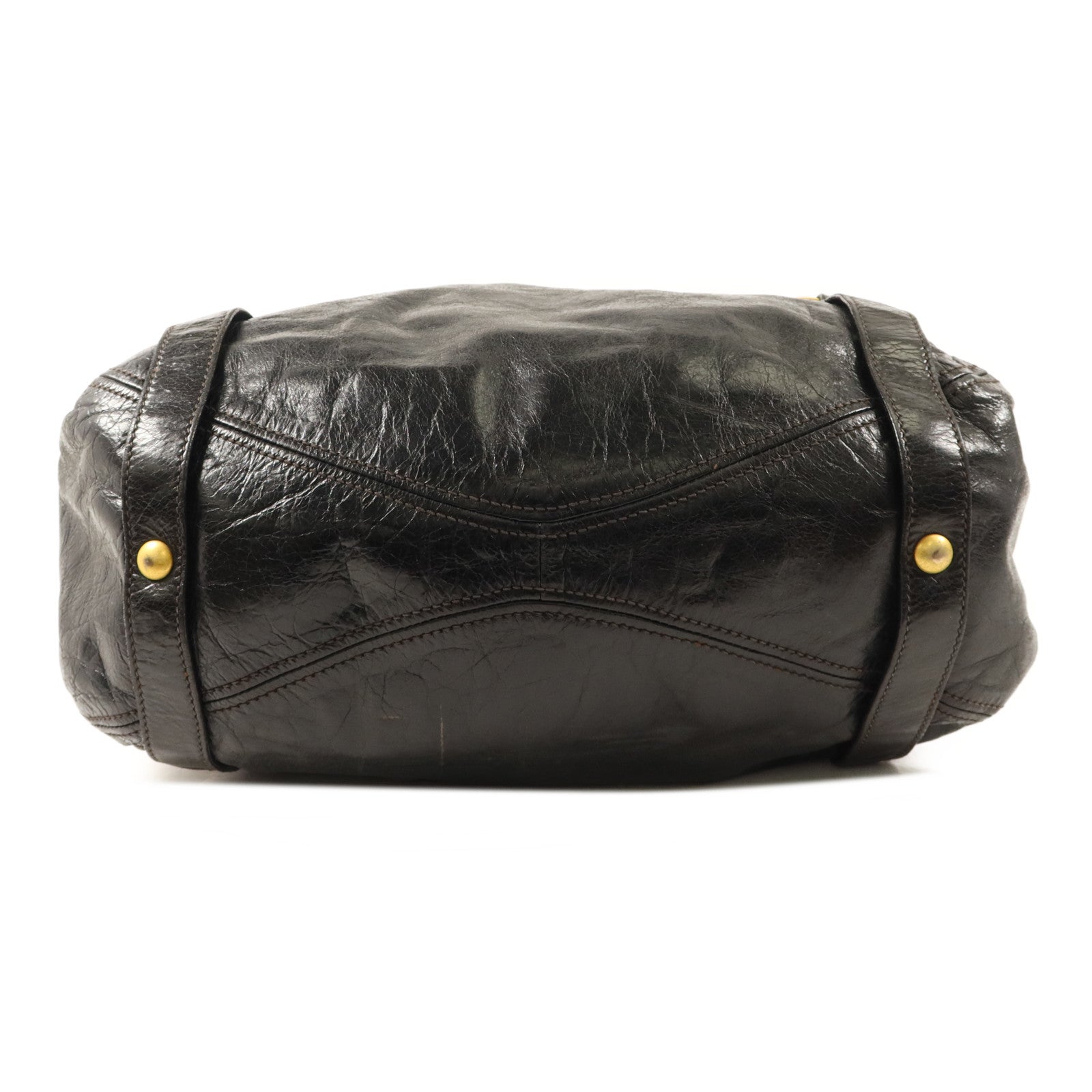 Miu Miu 皮革Hand Bag金扣手挽袋