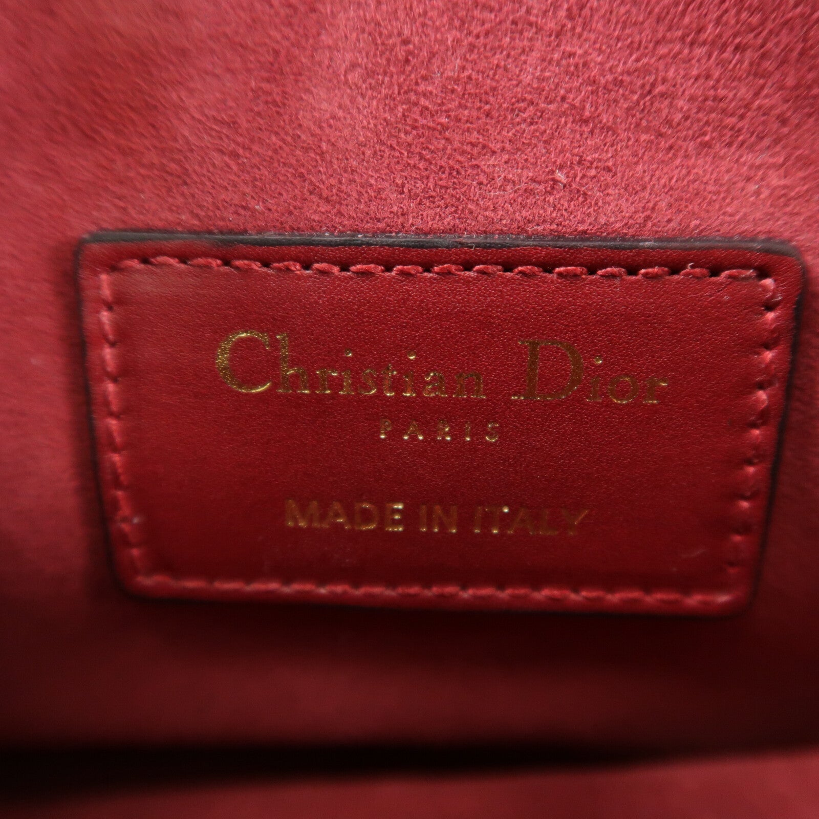 Dior 牛皮皮革Mini Saddle肩背袋