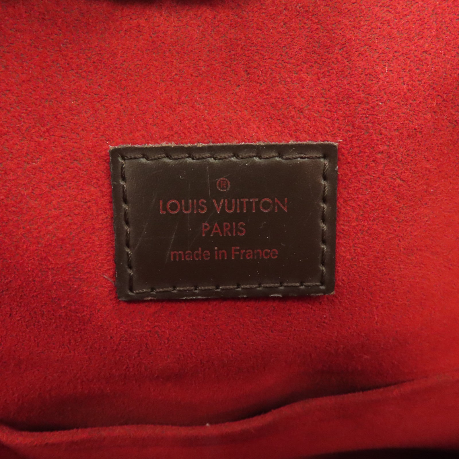 LOUIS VUITTON Damier Tivoli GM金扣手挽肩背兩用袋啡色