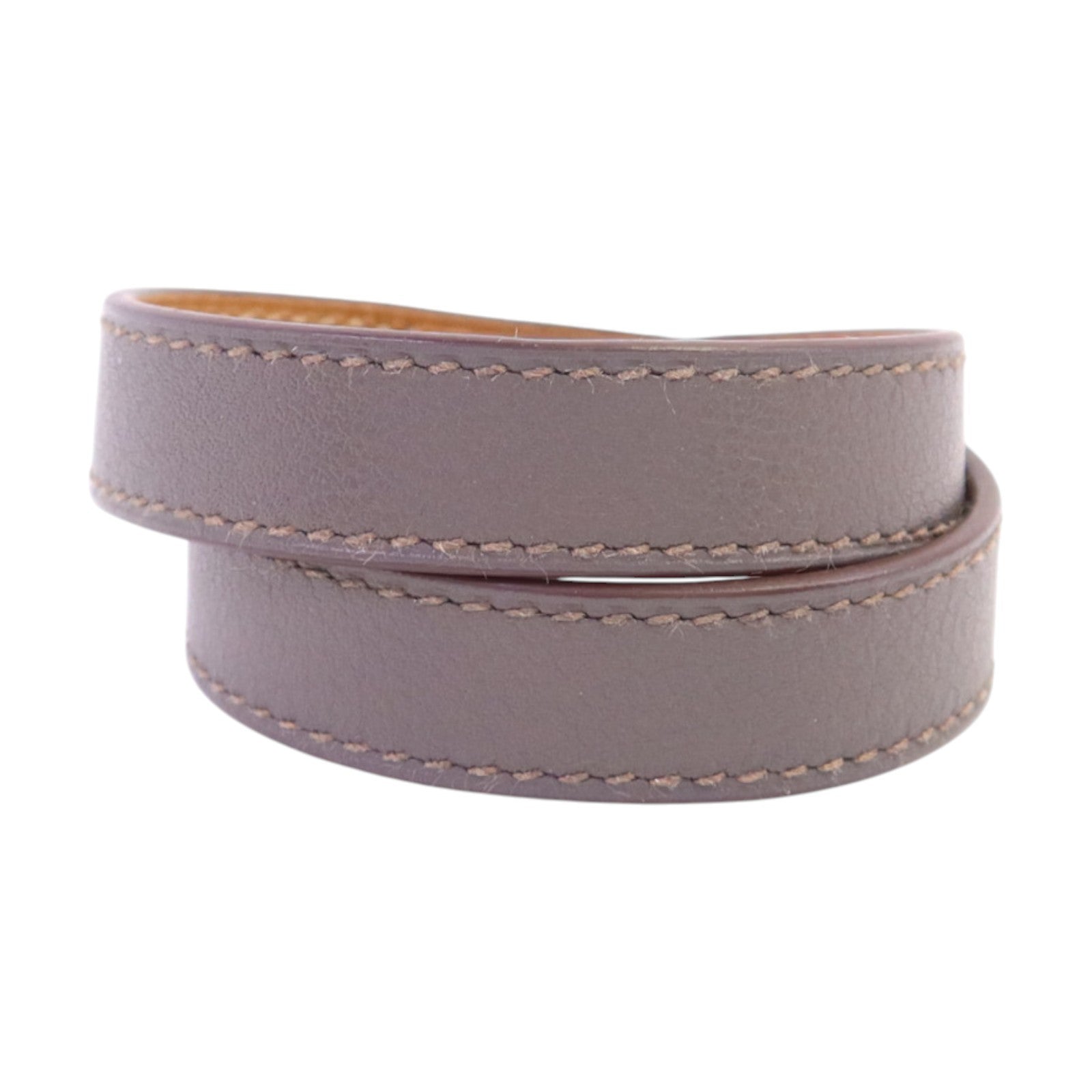 HERMES Swift皮革Kelly Double Tour Bracelet金扣手鏈