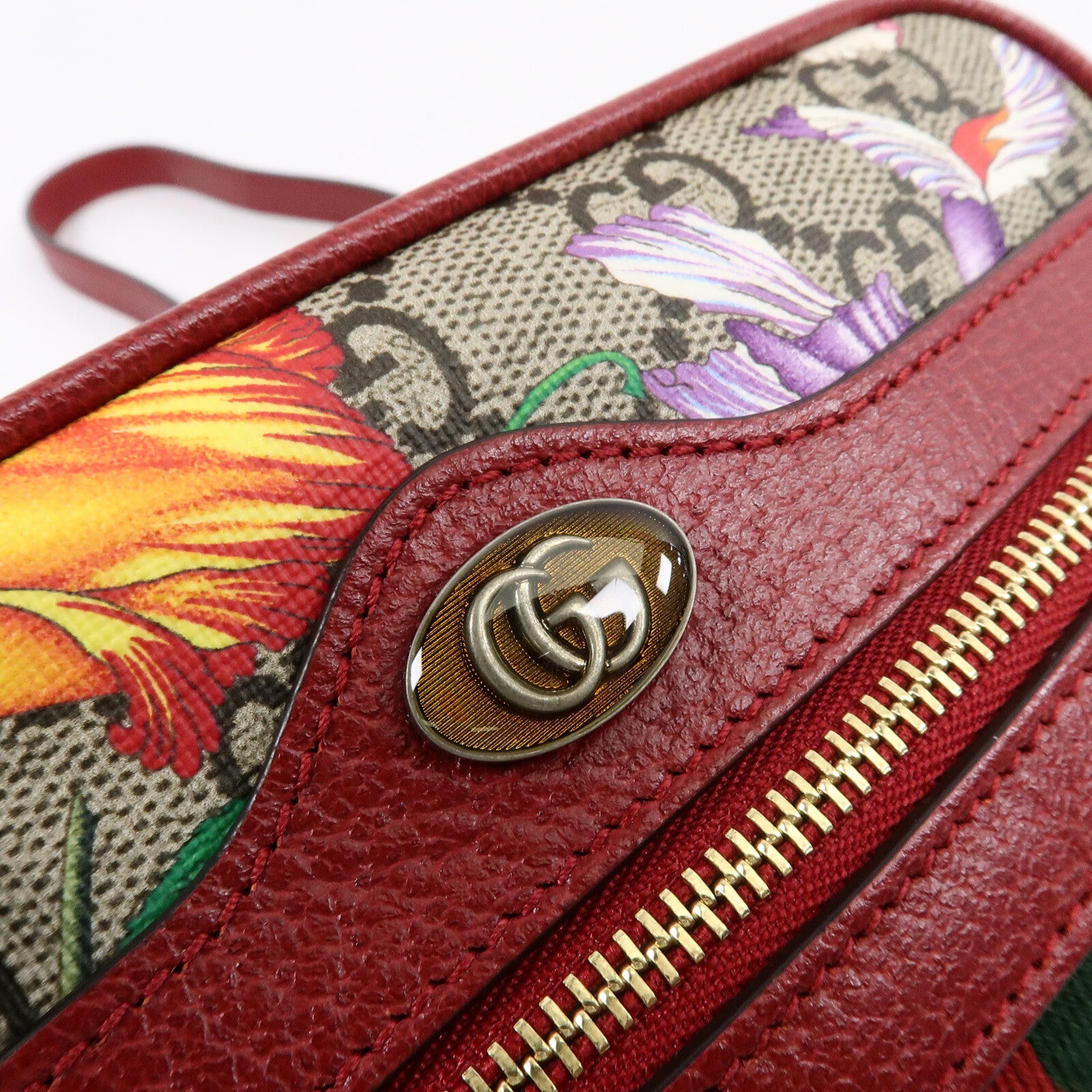GUCCI 塗層帆布Ophidia GG Supreme Floral肩背袋