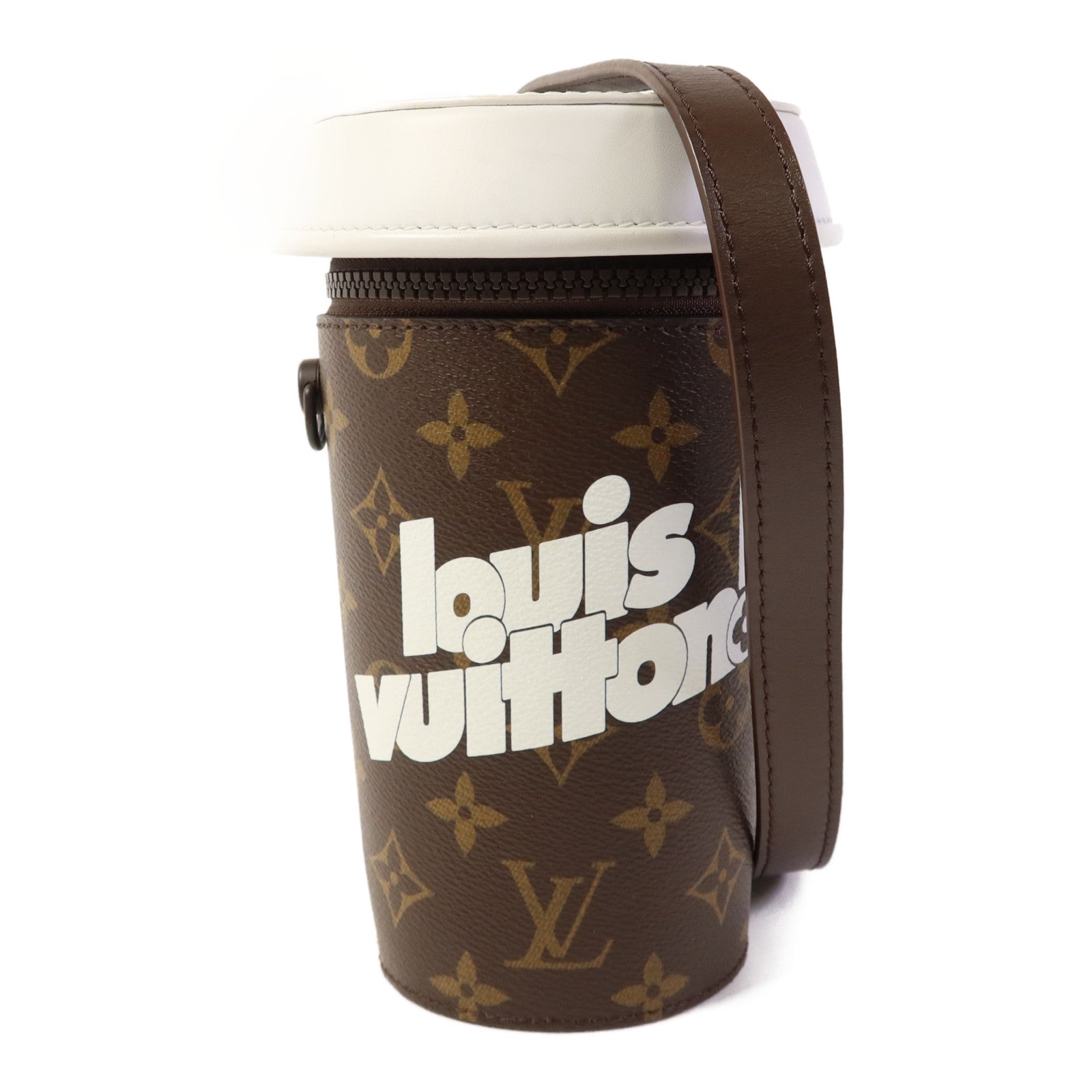 LOUIS VUITTON Monogram Coffee Cup肩背袋