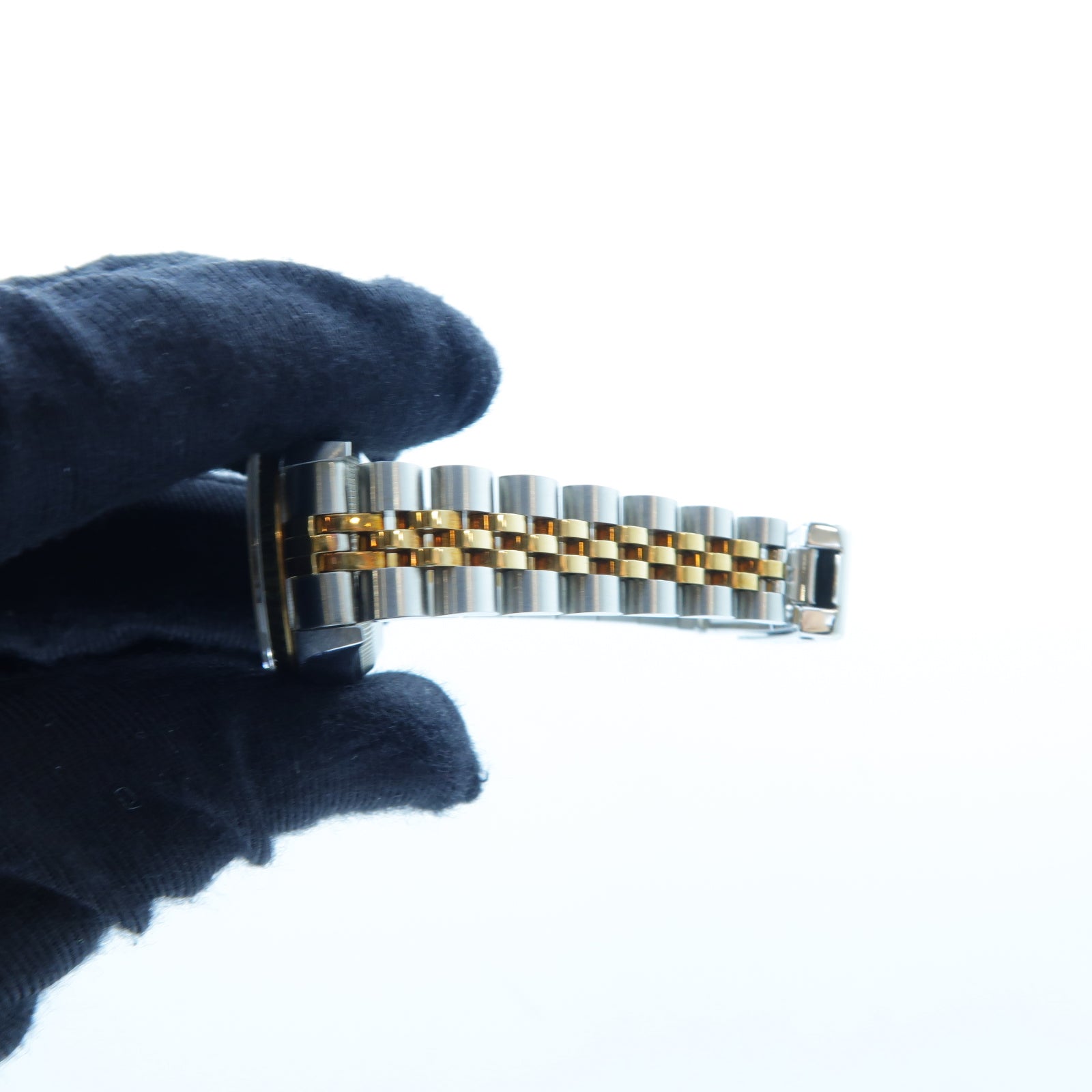 ROLEX Datejust 18K玫瑰金/不鏽鋼手錶自動機芯銀色