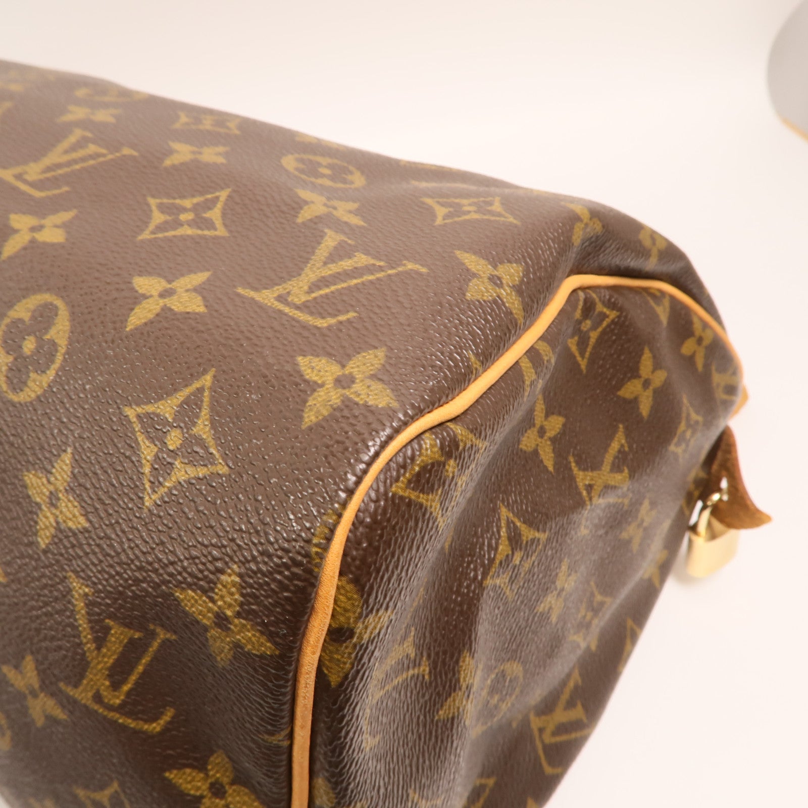 LOUIS VUITTON Monogram Speedy 30金扣手挽袋