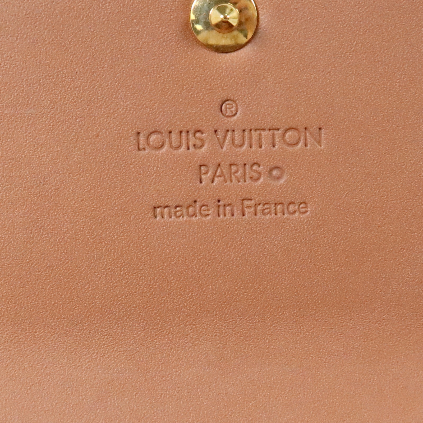 LOUIS VUITTON Monogram Vernis Sarah Long Wallet金扣長錢包