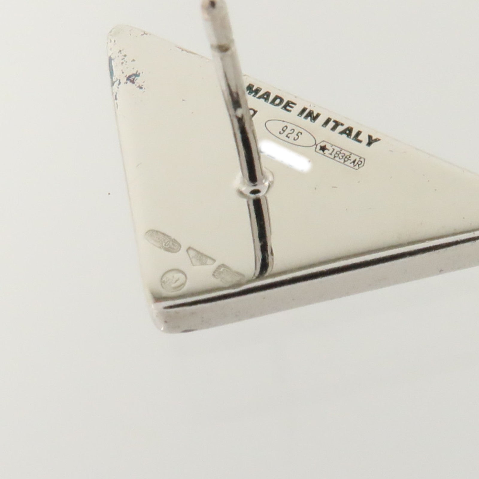 PRADA 925純銀/琺瑯Earrings耳環