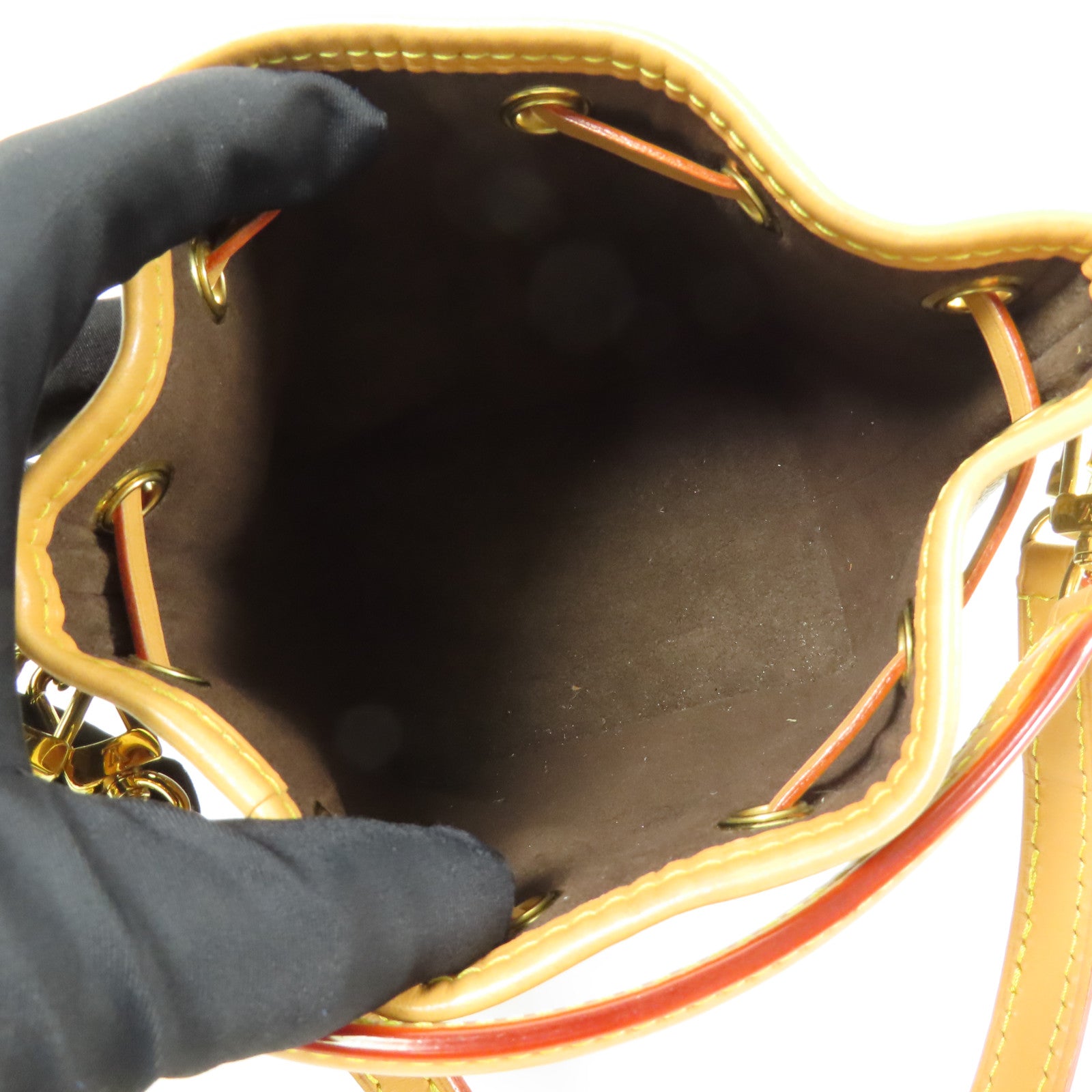 LOUIS VUITTON Monogram Nano Noe金扣手挽肩背兩用袋