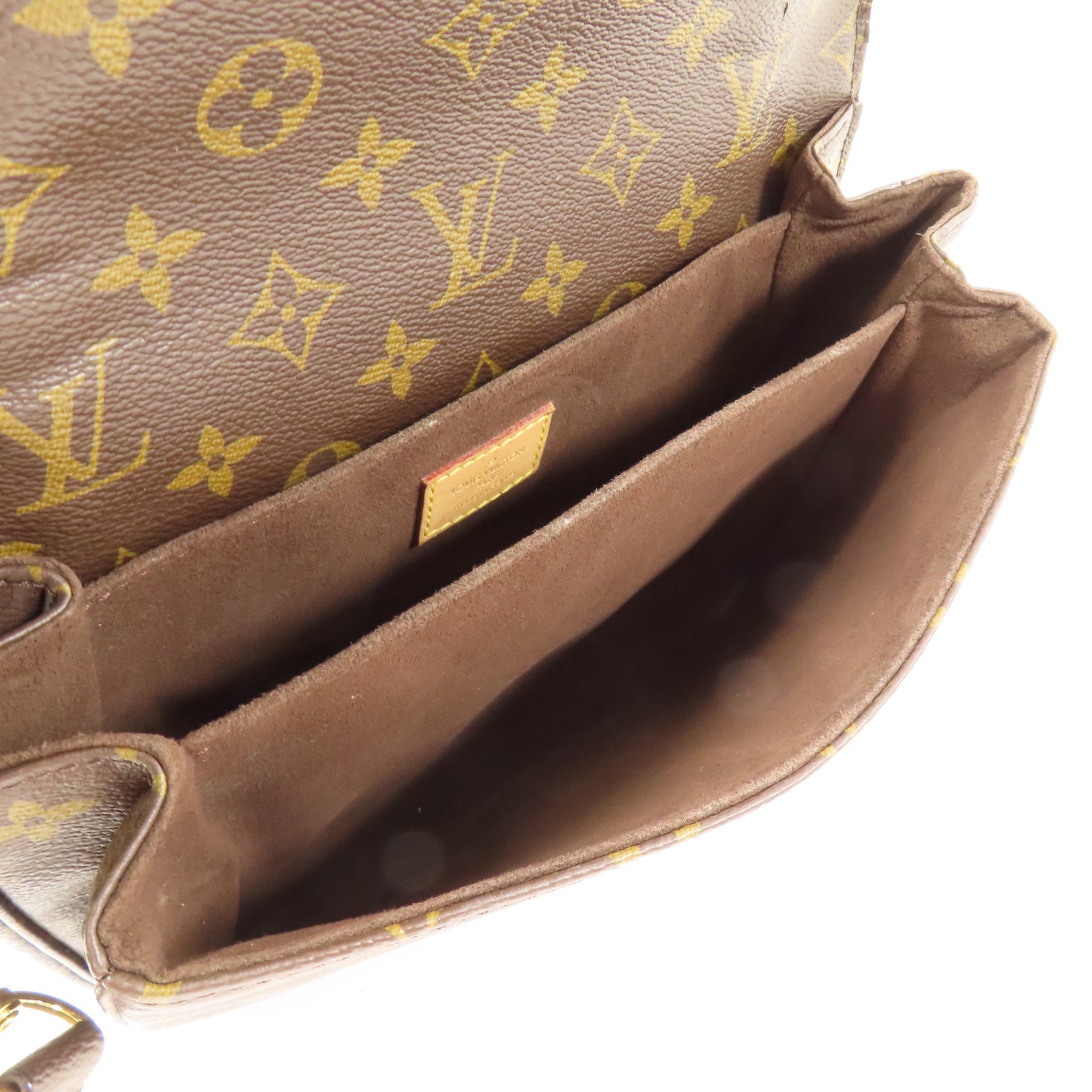 LOUIS VUITTON LV GHW Pochette Metis MM 2 Way Bag M44875 Monogram Brown