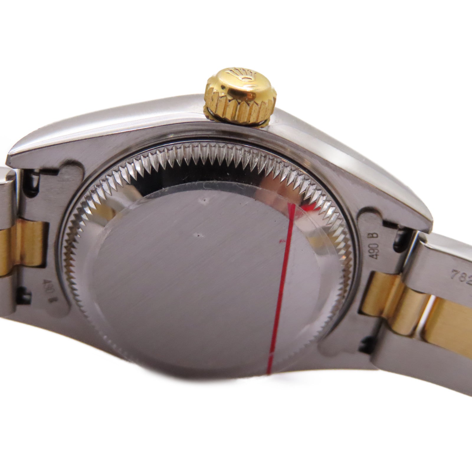 ROLEX Datejust 18K黃金/不鏽鋼自動機芯手錶白色