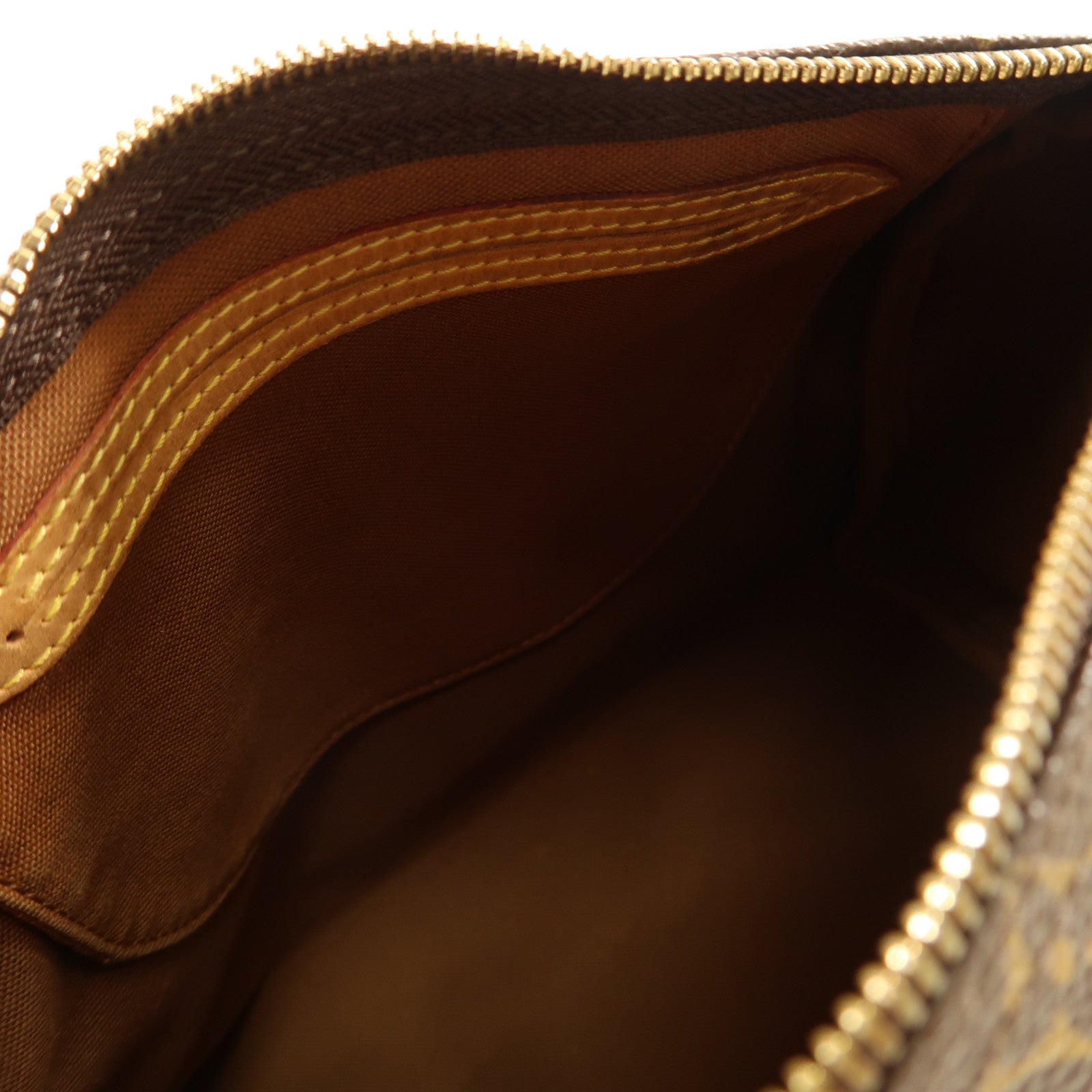 LOUIS VUITTON Monogram Speedy 25金扣手挽袋啡色