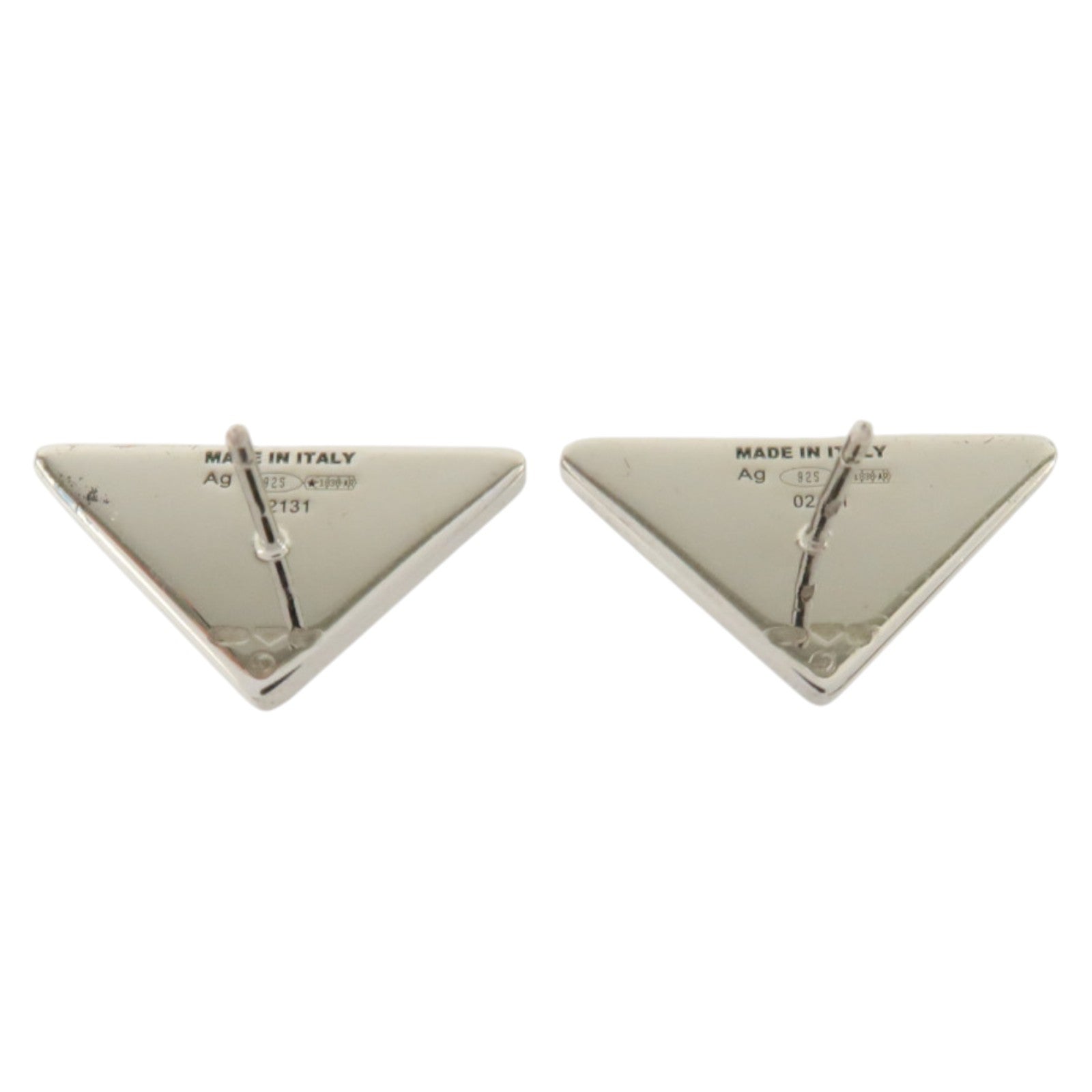 PRADA 925純銀/琺瑯Earrings耳環