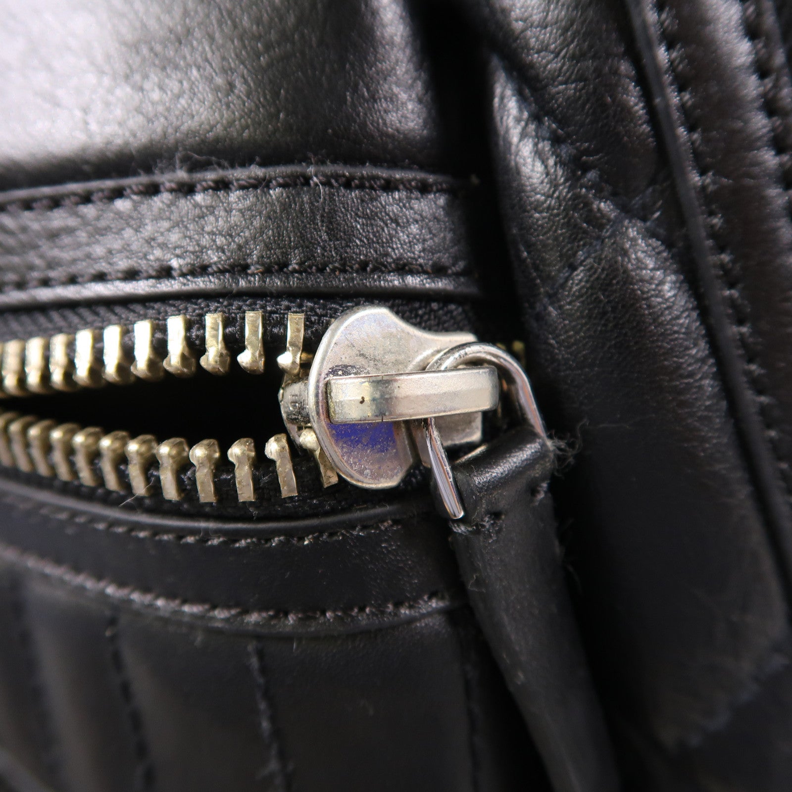 MARC BY MARC JACOBS 羊皮皮革Backpack銀扣背包黑色
