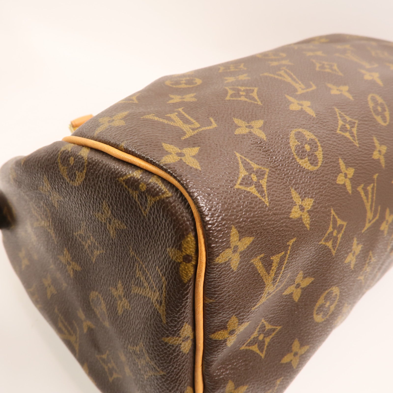LOUIS VUITTON Monogram Speedy 30金扣手挽袋