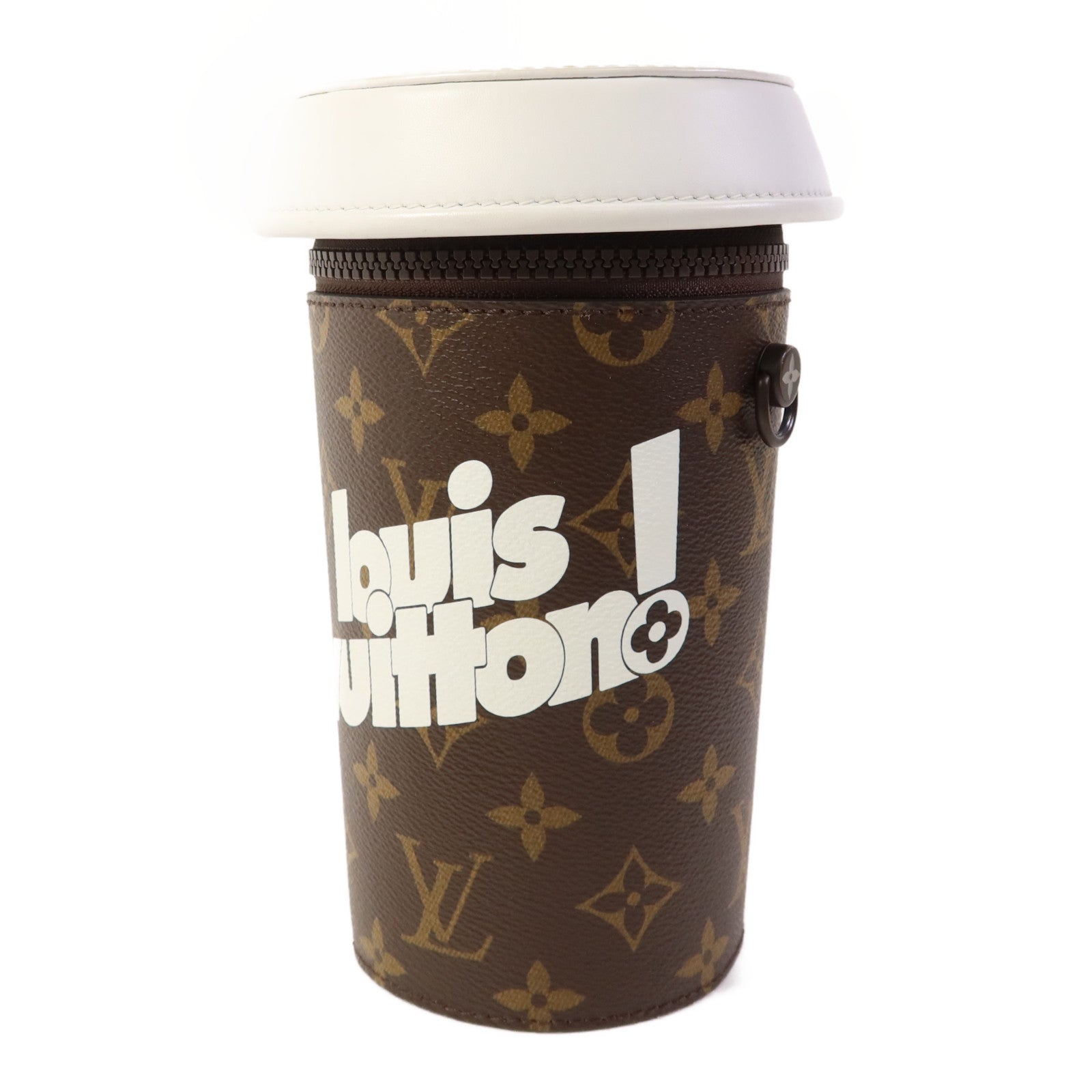LOUIS VUITTON Monogram Coffee Cup肩背袋