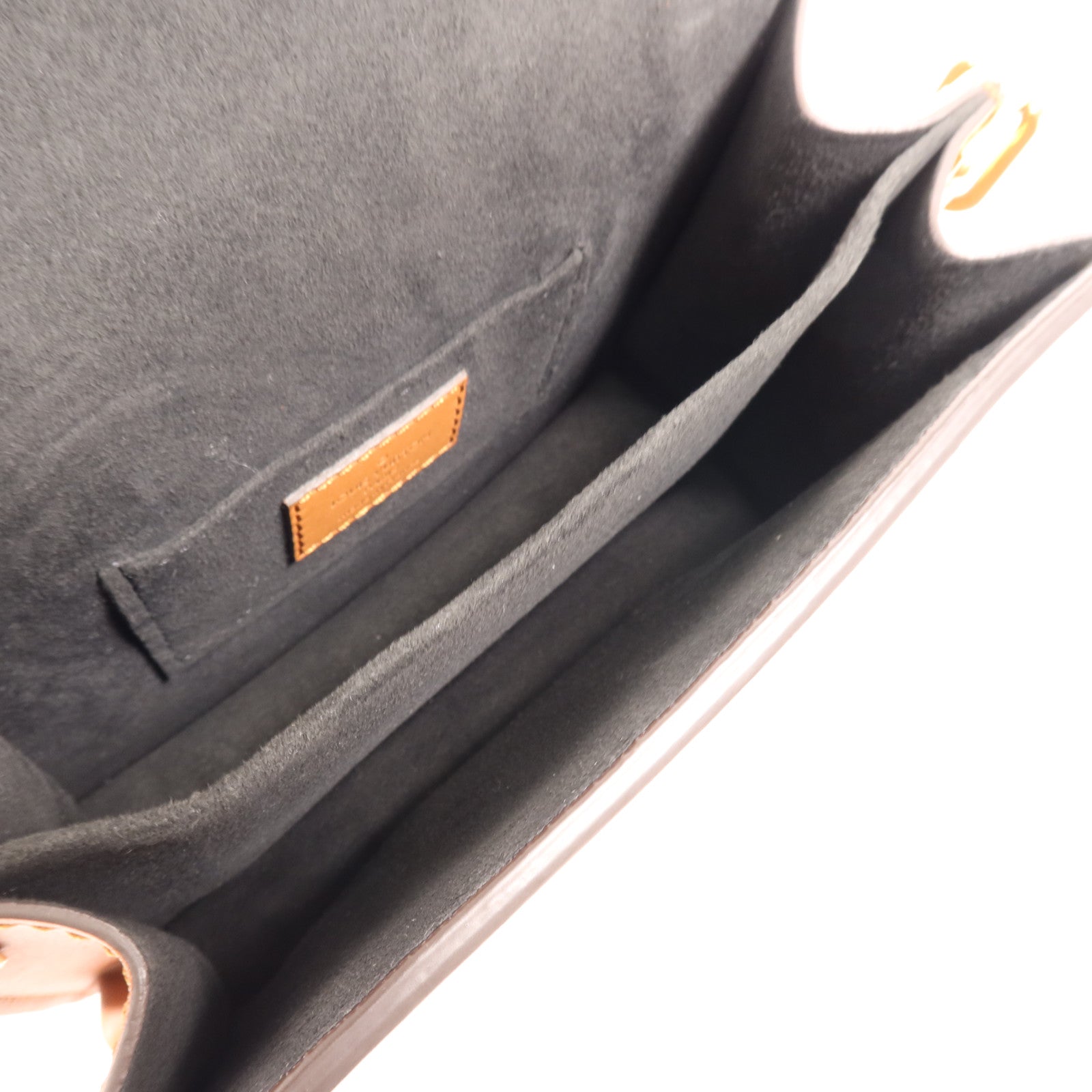 LOUIS VUITTON Monogram Reverse Mini Dauphine金扣肩背袋