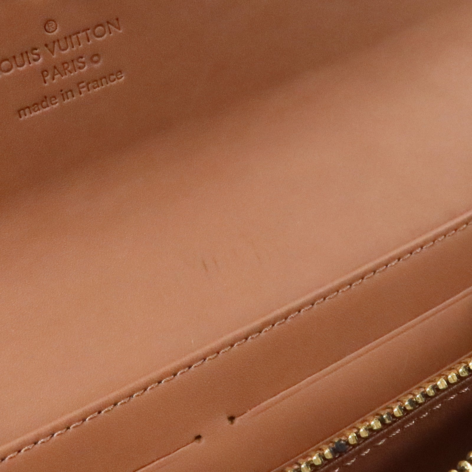 LOUIS VUITTON Monogram Vernis Sarah Long Wallet金扣長錢包