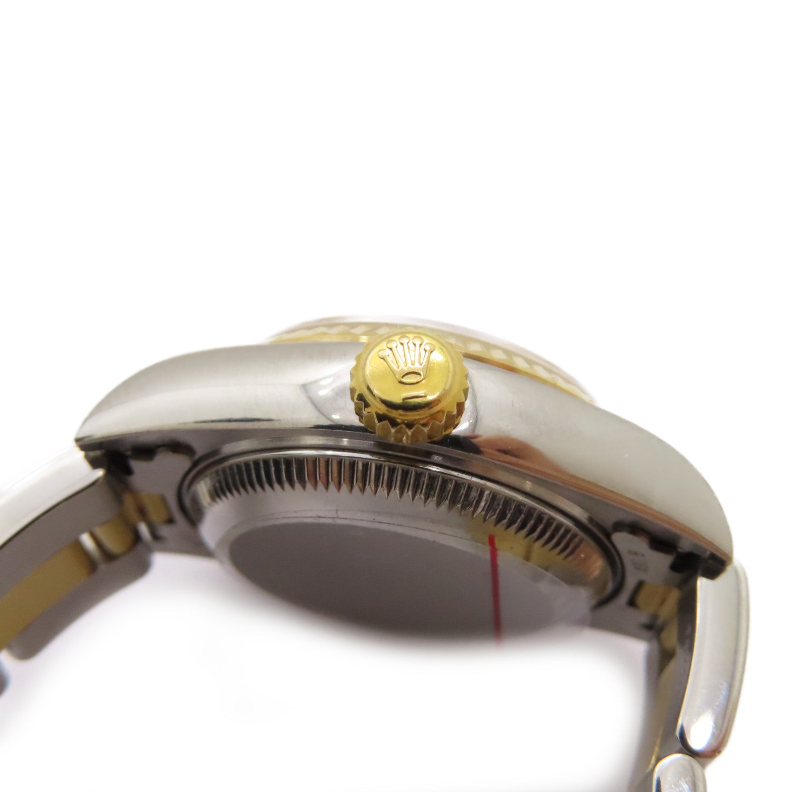 ROLEX Datejust 18K黃金/不鏽鋼自動機芯手錶白色