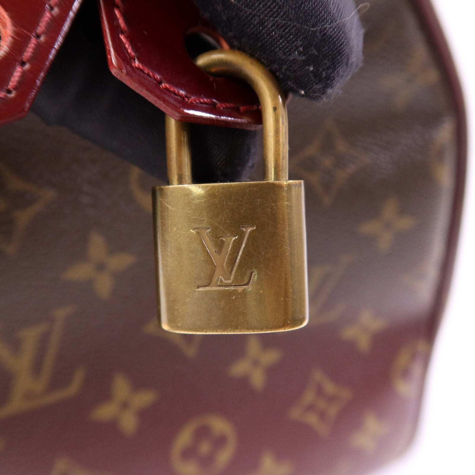 LOUIS VUITTON Monogram Mirage Speedy 30金扣手挽袋