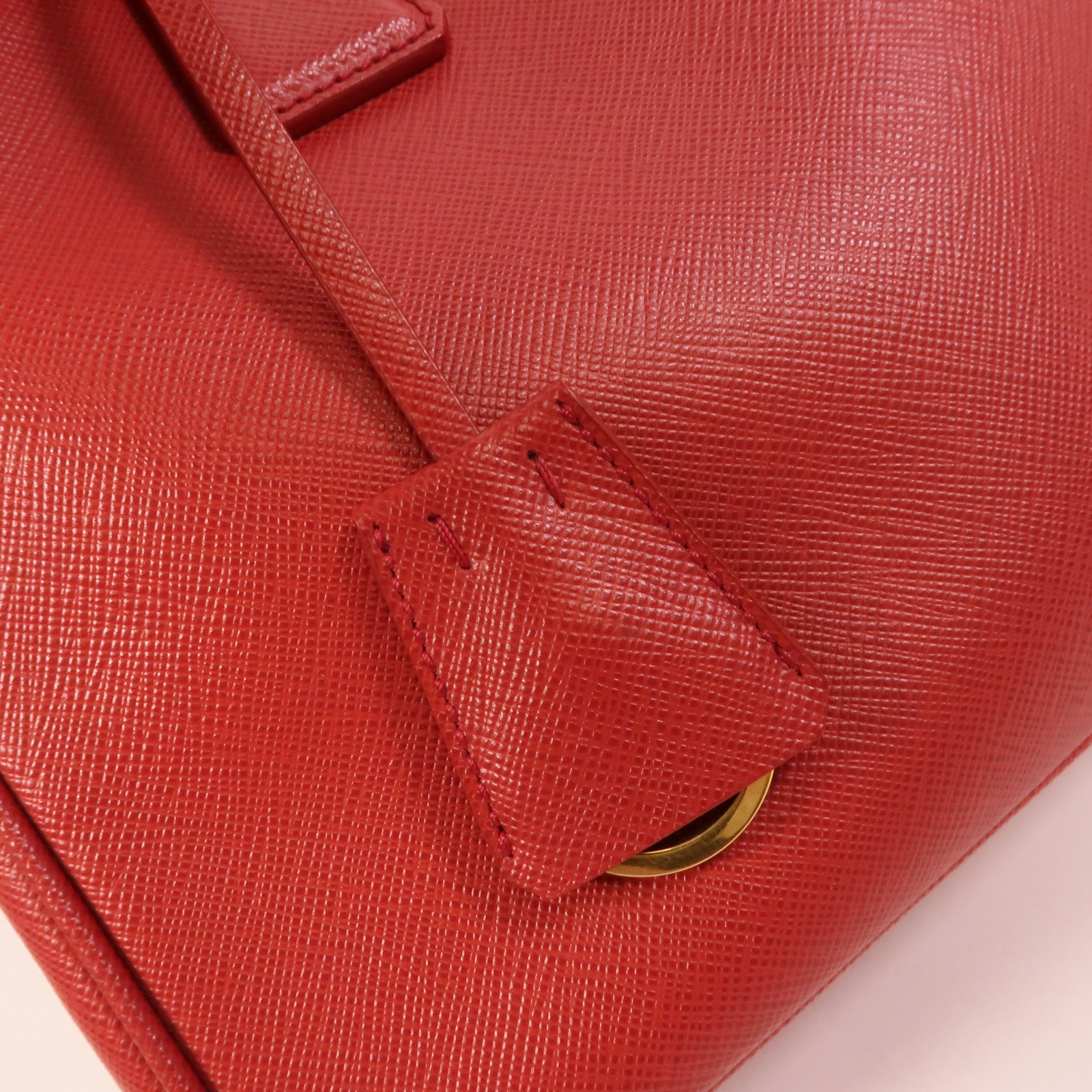 PRADA Saffiano皮革2Way Shoulder手挽肩背兩用袋
