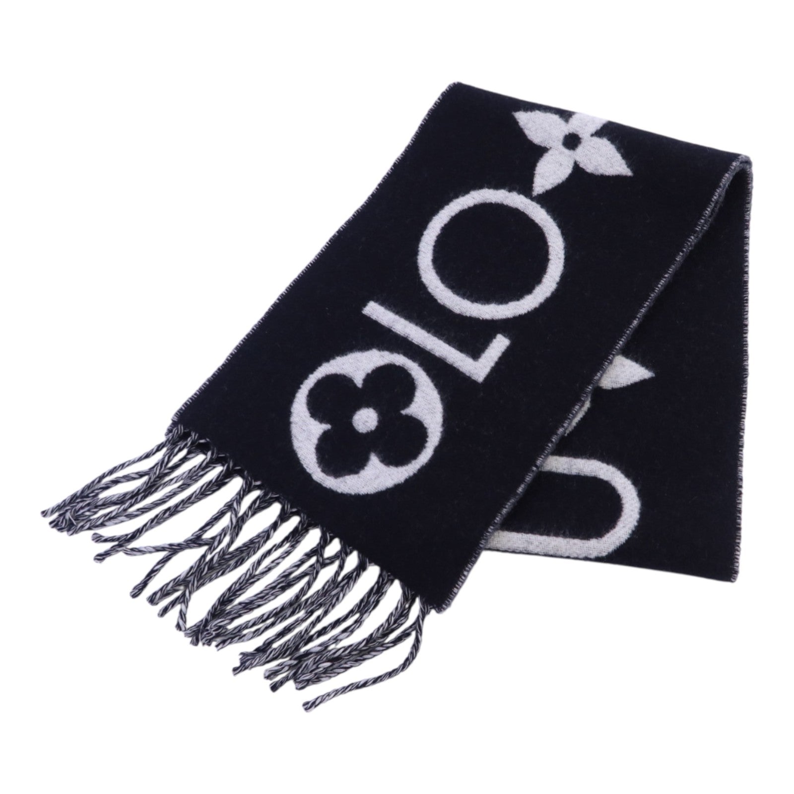 LOUIS VUITTON 羊毛Monogram Infinity Muffler圍巾