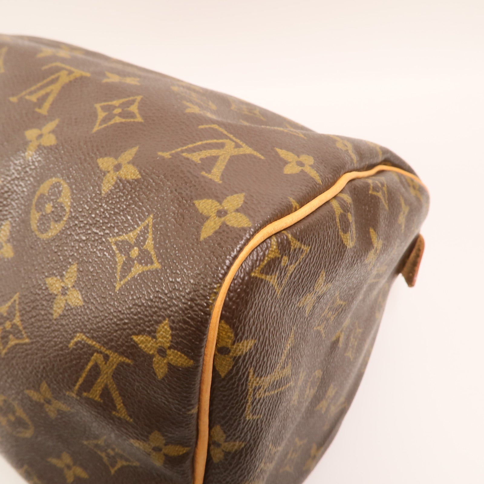LOUIS VUITTON Monogram Speedy 30金扣手挽袋