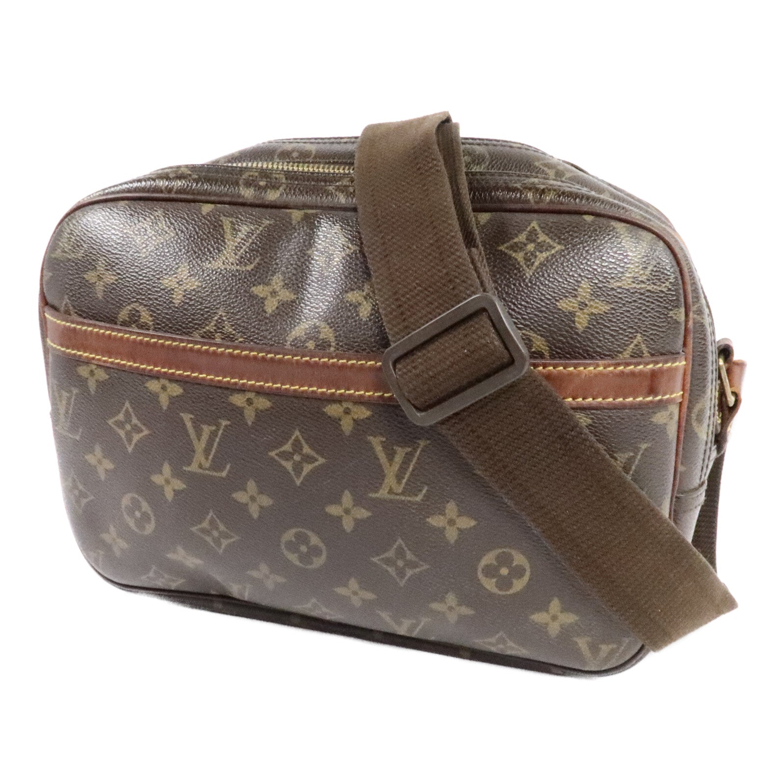 LOUIS VUITTON Monogram Reporter PM肩背袋