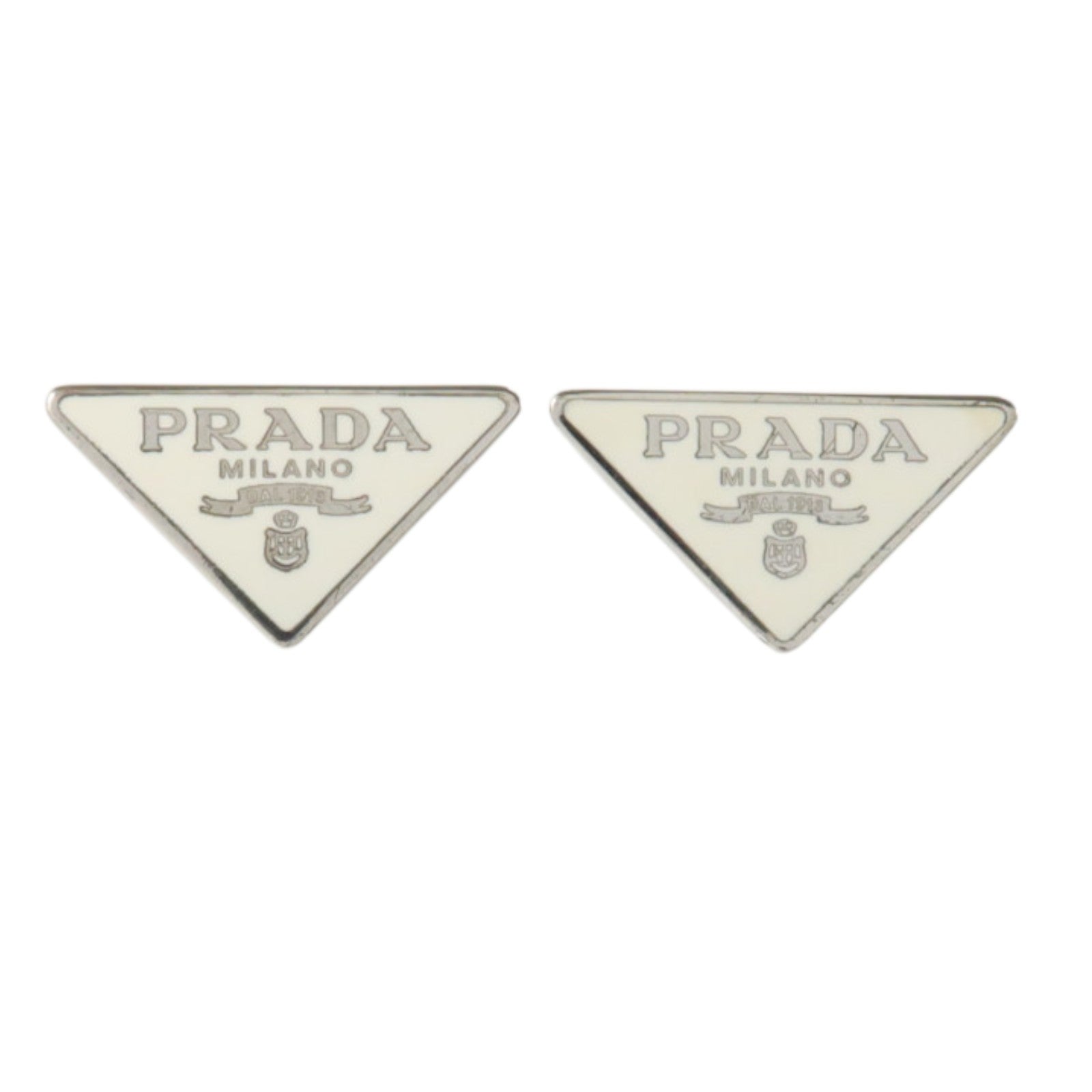PRADA 925純銀/琺瑯Earrings耳環