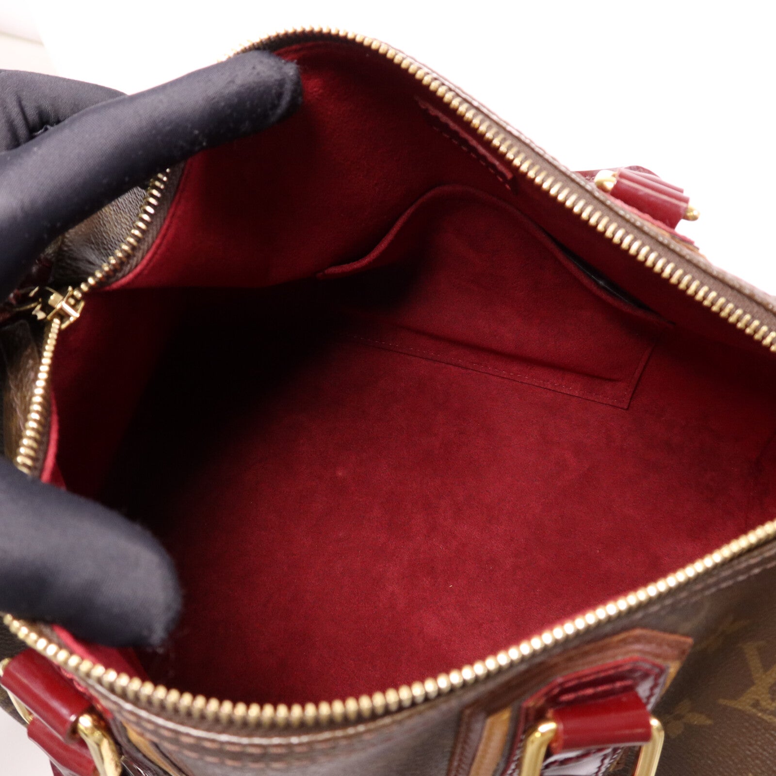 LOUIS VUITTON Monogram Mirage Speedy 30金扣手挽袋