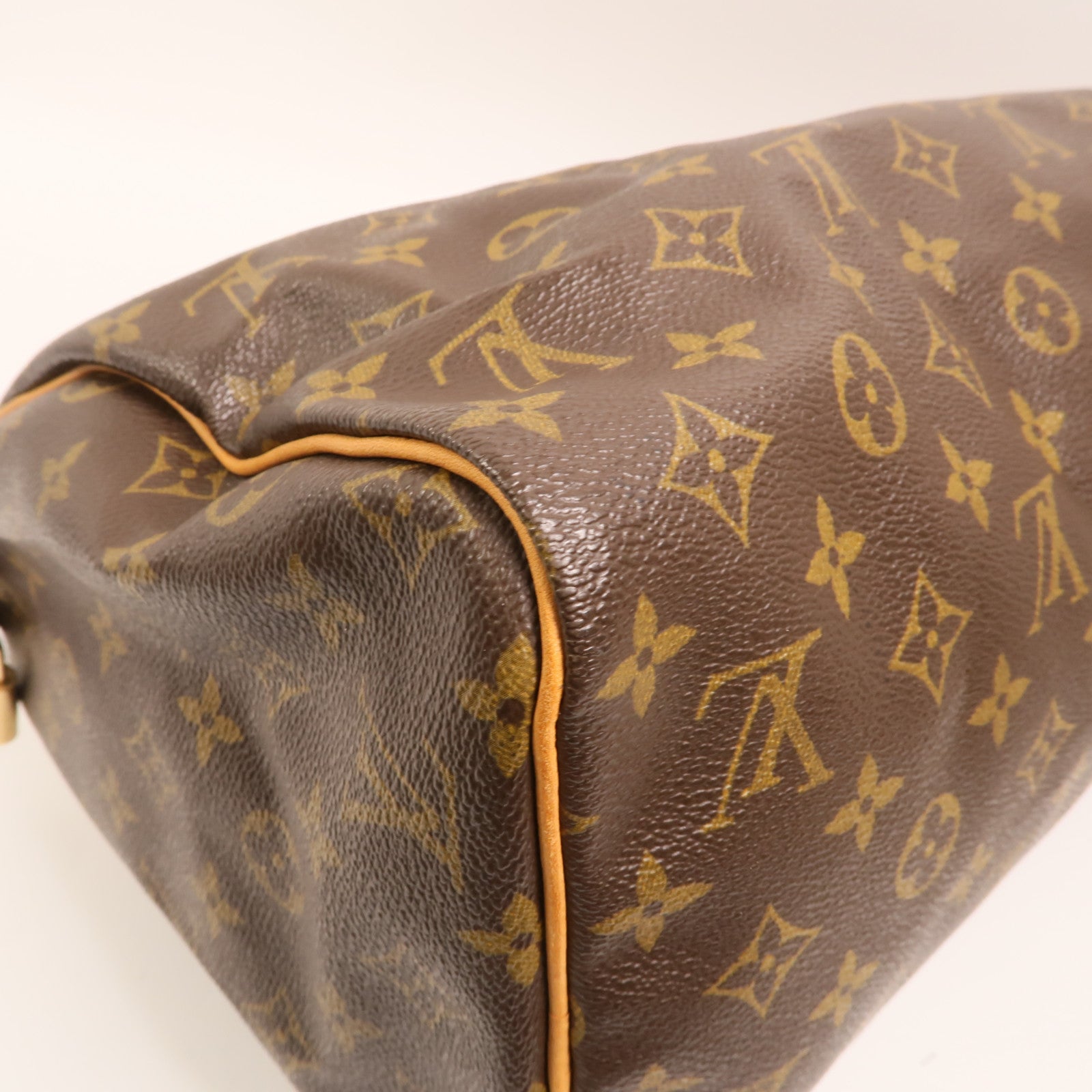 LOUIS VUITTON Monogram Speedy 30金扣手挽袋