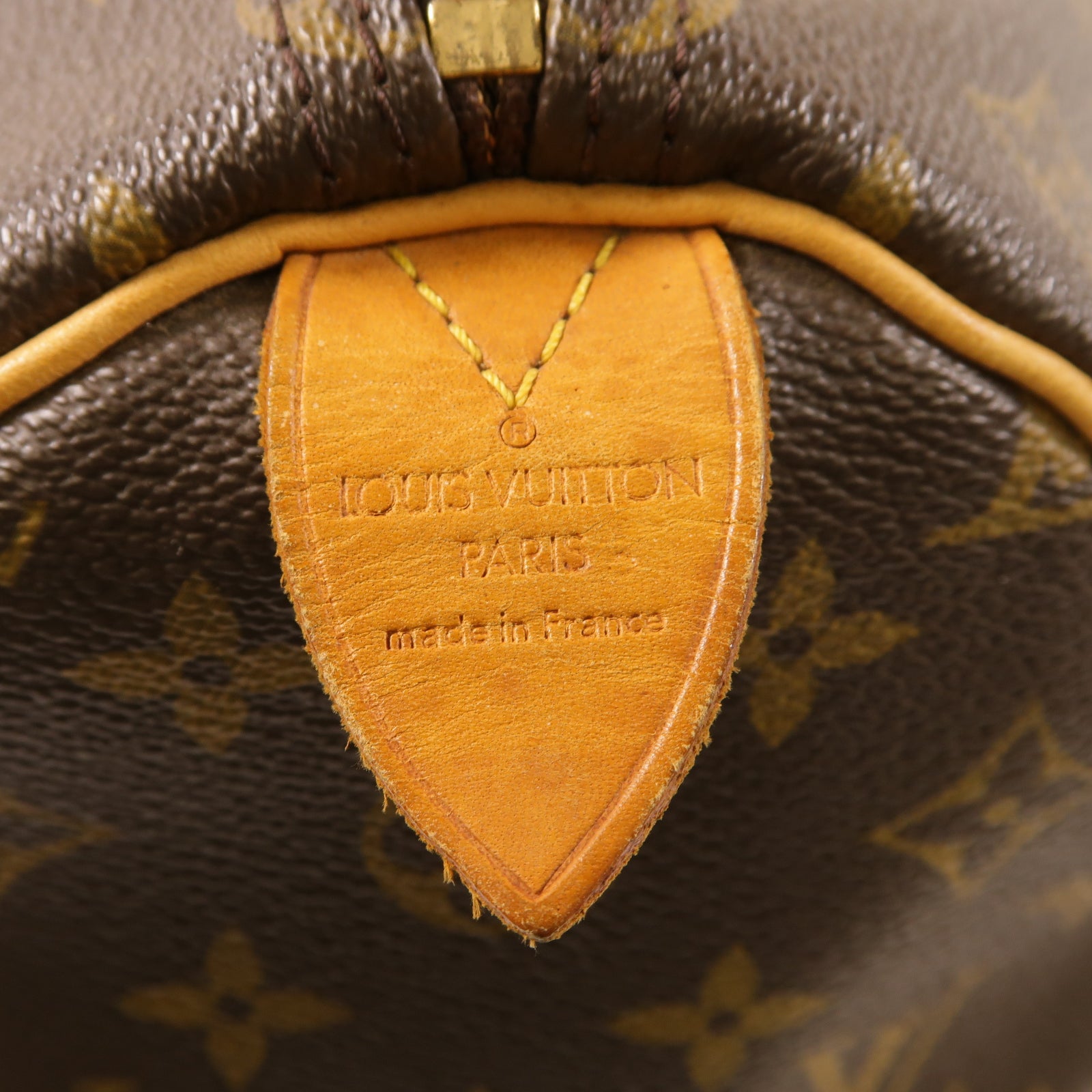 LOUIS VUITTON **【激減優惠】Monogram Speedy 35金扣手挽袋啡色