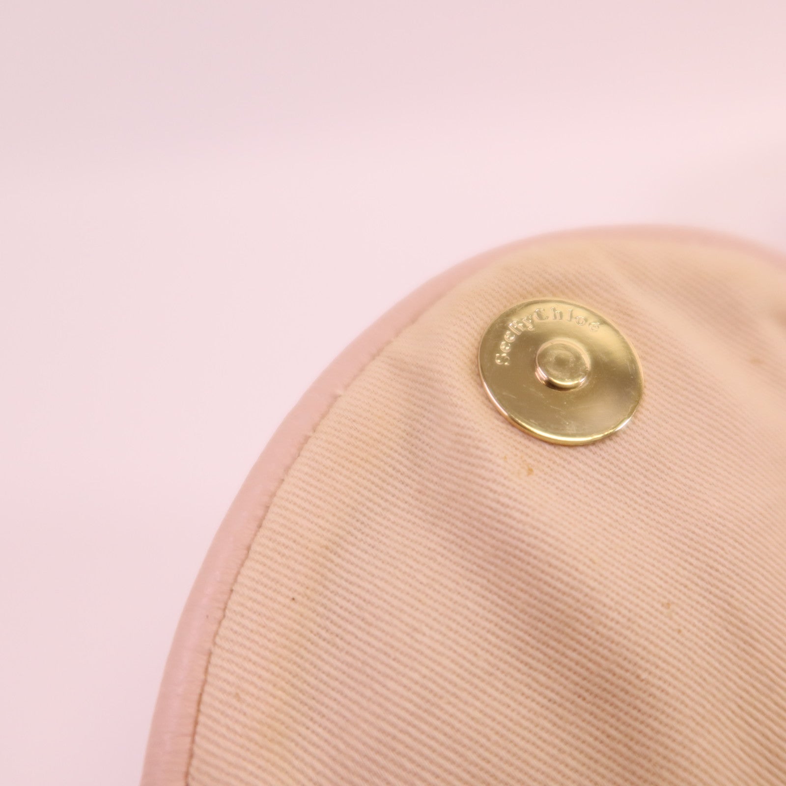 SEE BY CHLOE 牛皮皮革Shoulder Bag金扣肩背袋