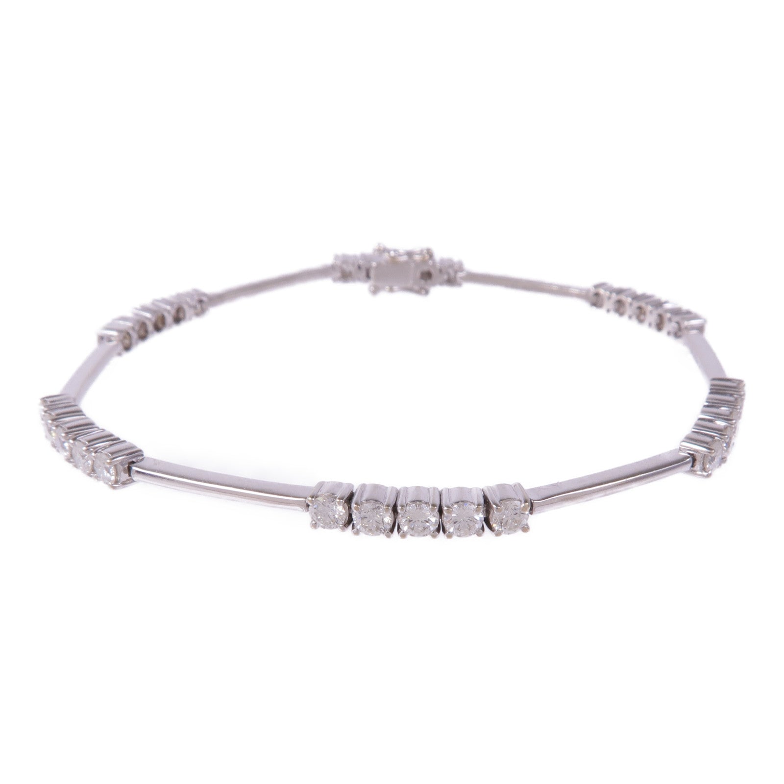 JEWELRY 18K白金Diamond Bracelet鑽石手鏈