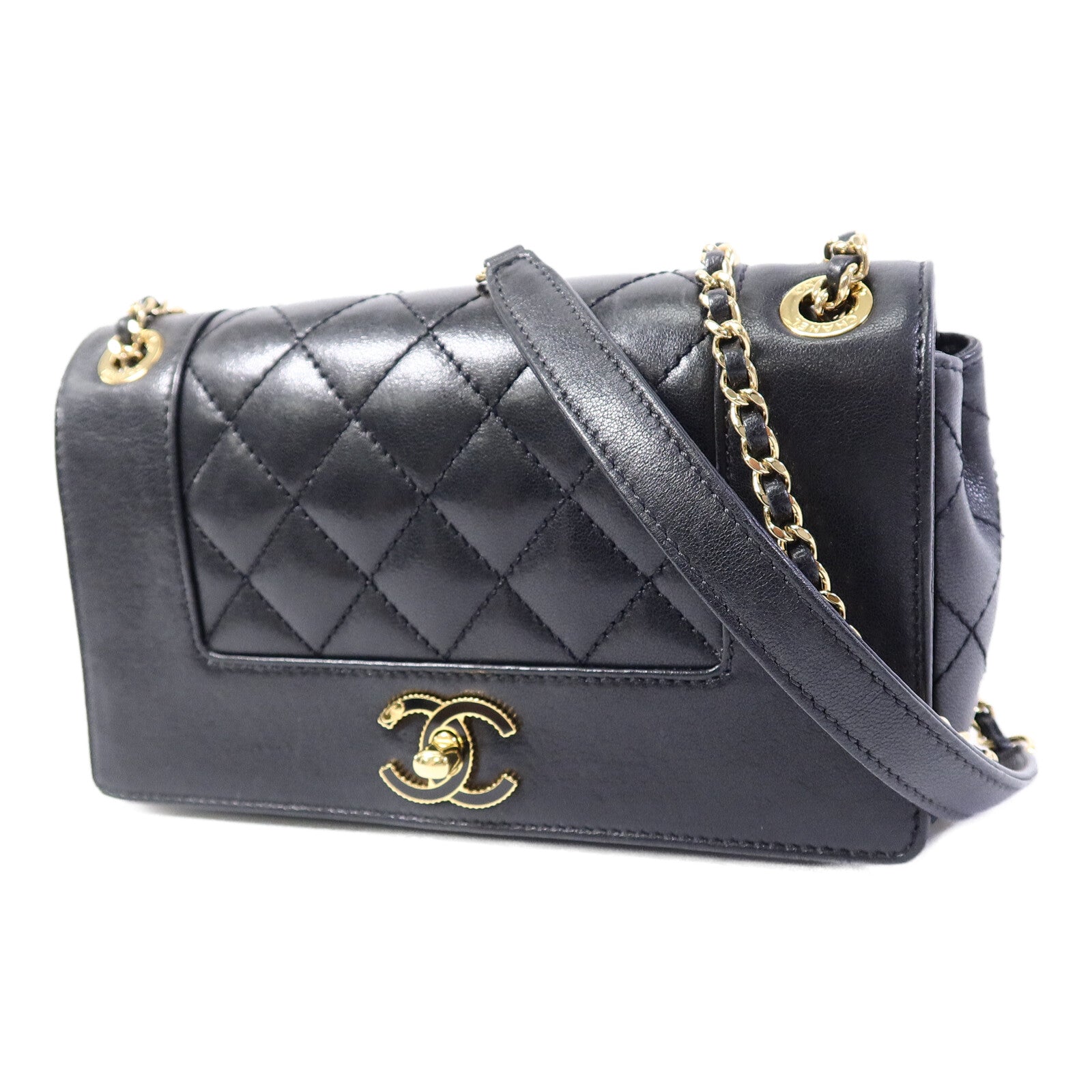 CHANEL 牛皮皮革Chain Shoulder Bag肩背袋