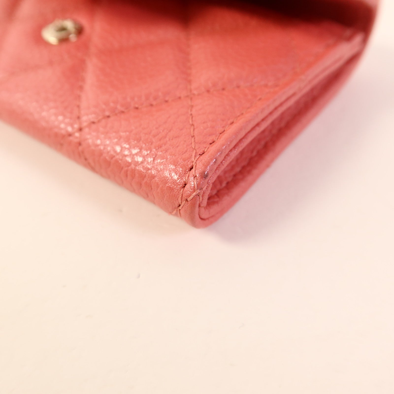 CHANEL 牛皮皮革Card Case金扣卡片套