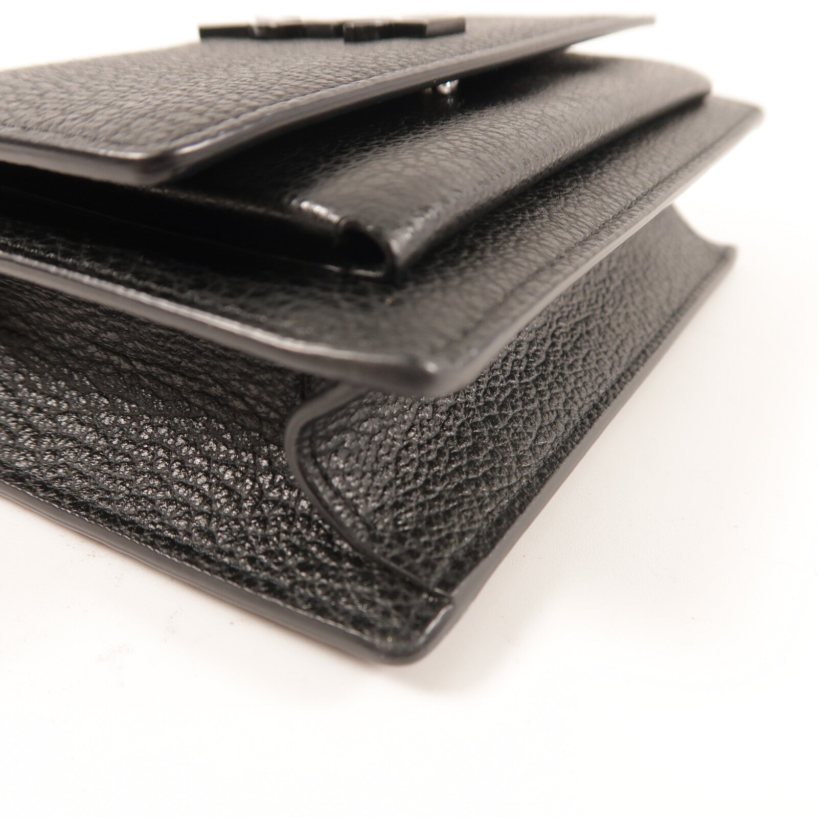 YVES SAINT LAURENT 牛皮皮革Wallet On Chain肩背袋