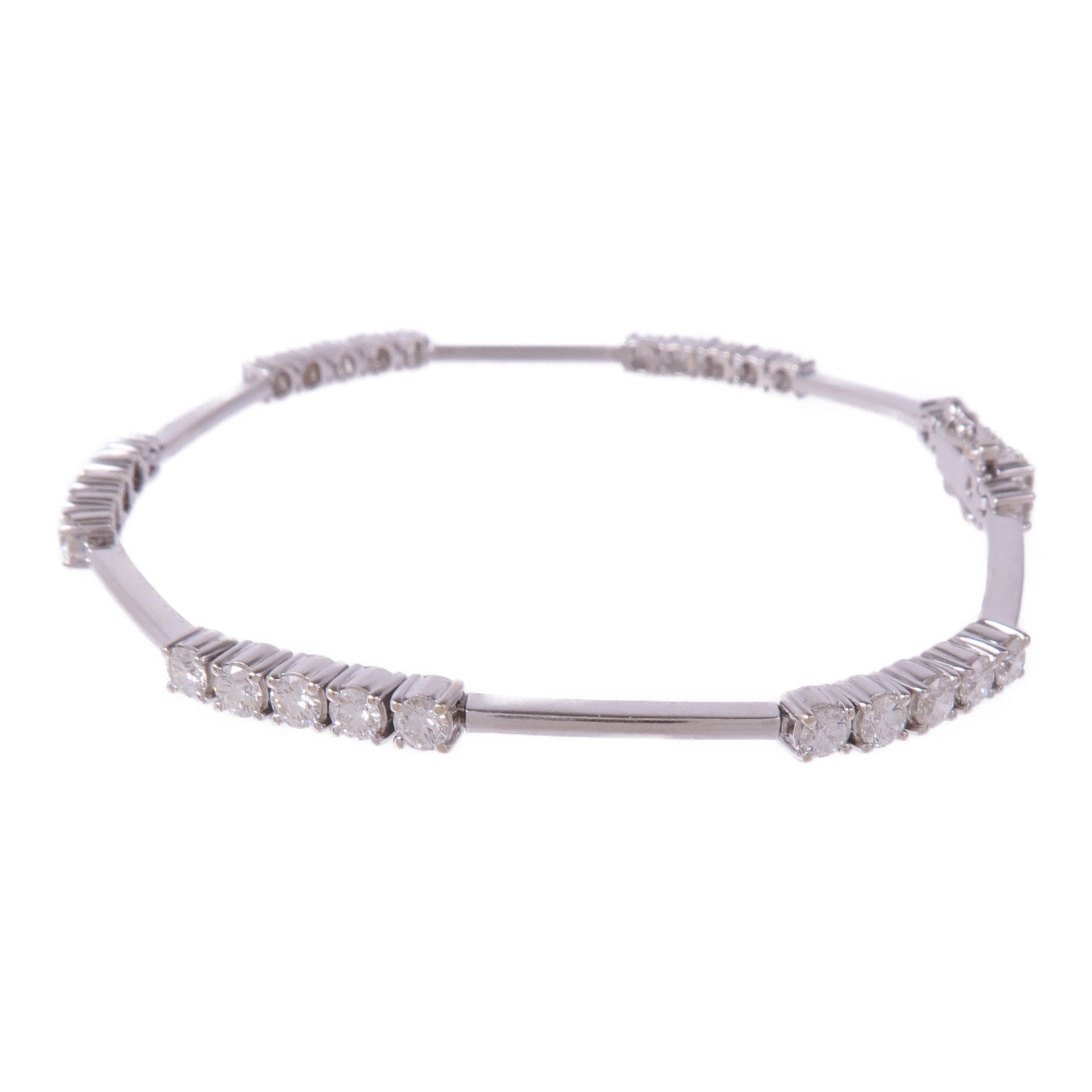 JEWELRY 18K白金Diamond Bracelet鑽石手鏈