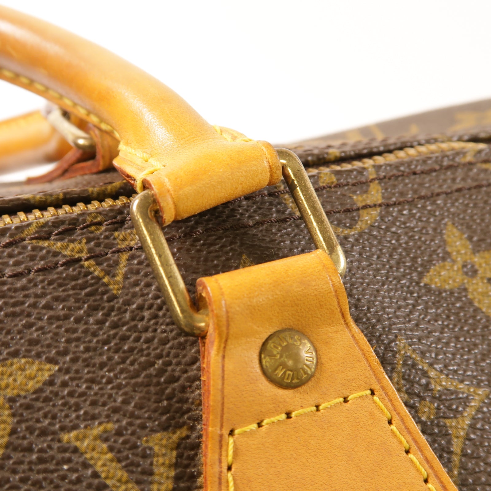 LOUIS VUITTON **【激減優惠】Monogram Speedy 35金扣手挽袋啡色