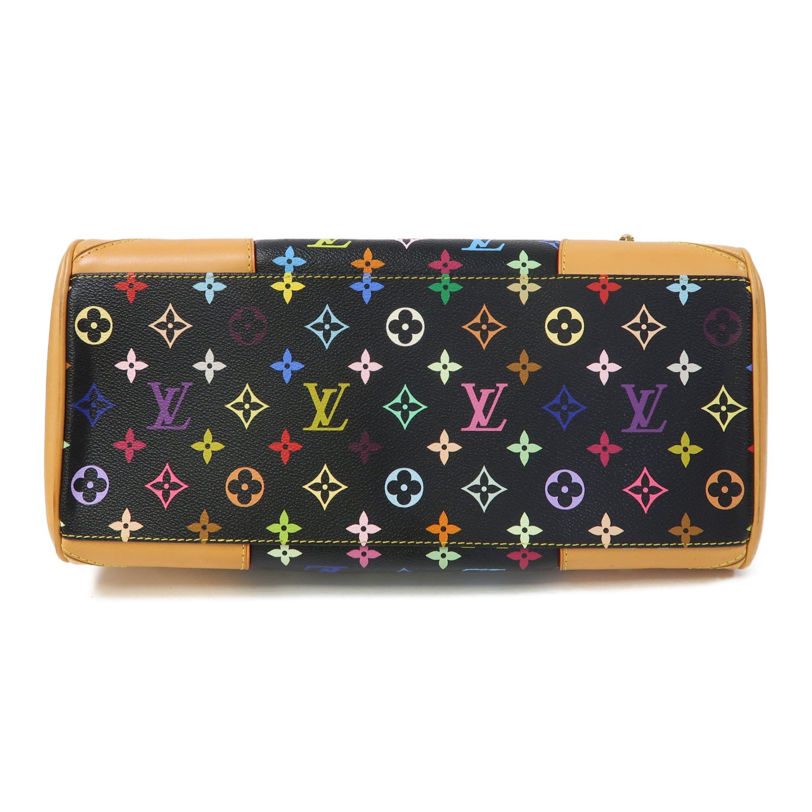 LOUIS VUITTON 【激減優惠】Monogram Multicolor Claudia金扣手挽袋黑色