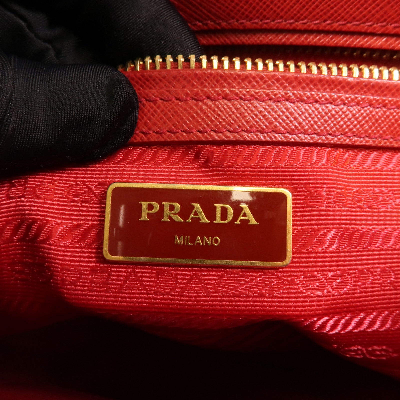 PRADA Saffiano皮革2Way Shoulder手挽肩背兩用袋