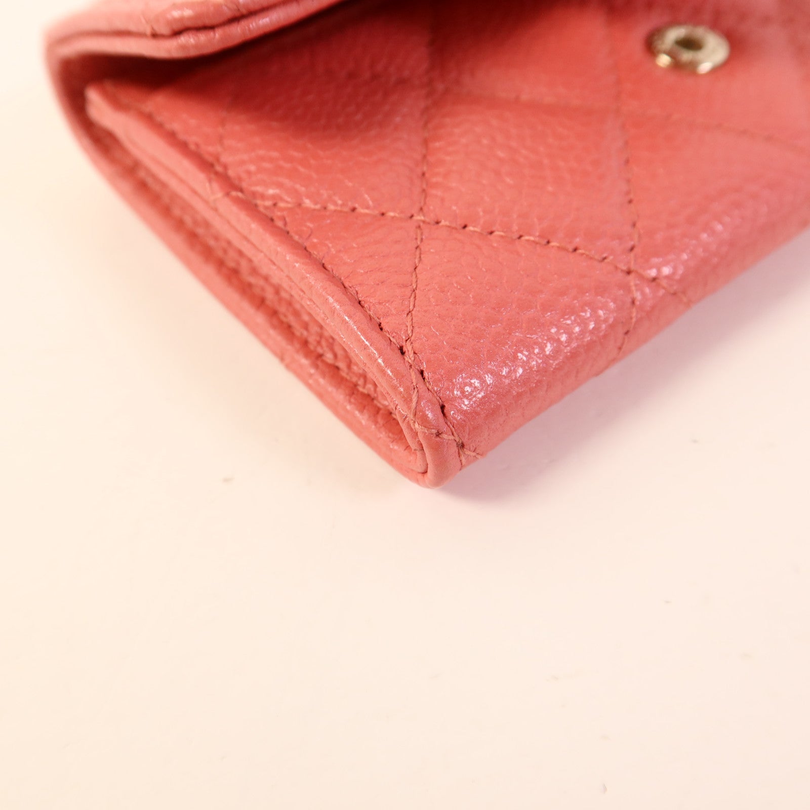 CHANEL 牛皮皮革Card Case金扣卡片套
