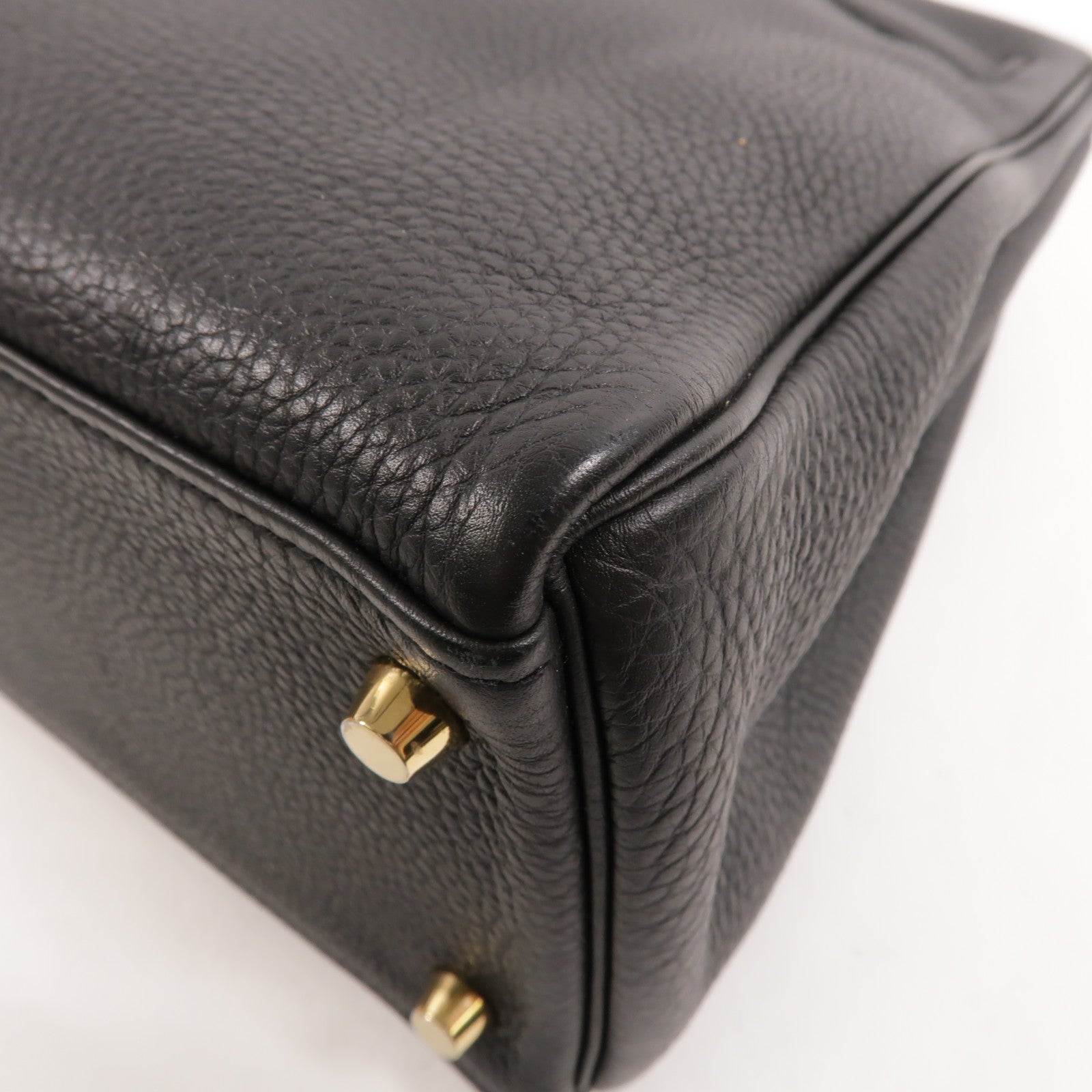 HERMES Togo皮革Kelly 32手挽肩背兩用袋Noir