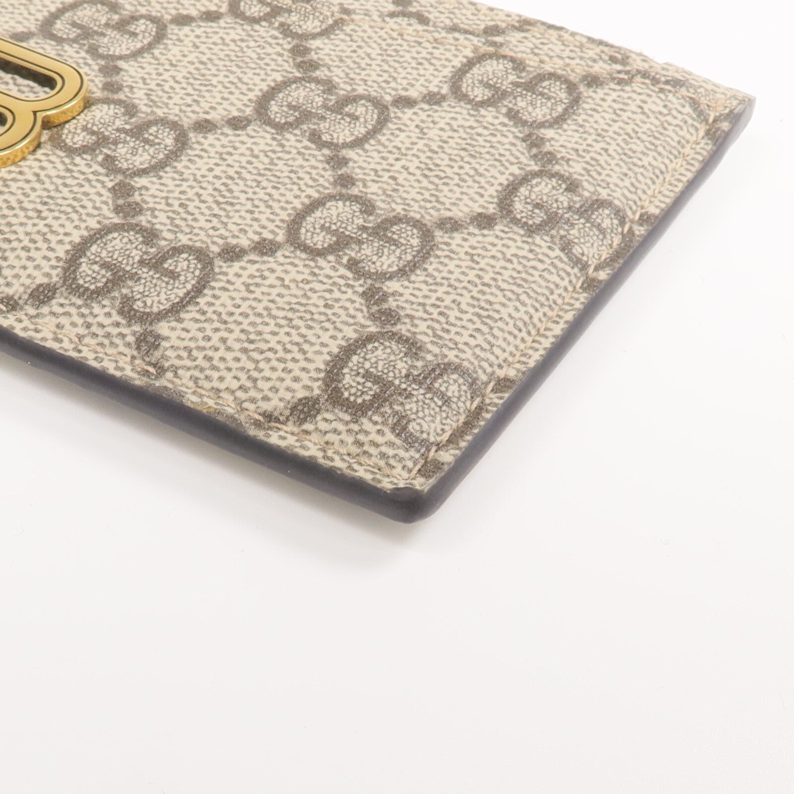 GUCCI 塗層帆布Gucci x Balenciaga Card Case金扣卡片套