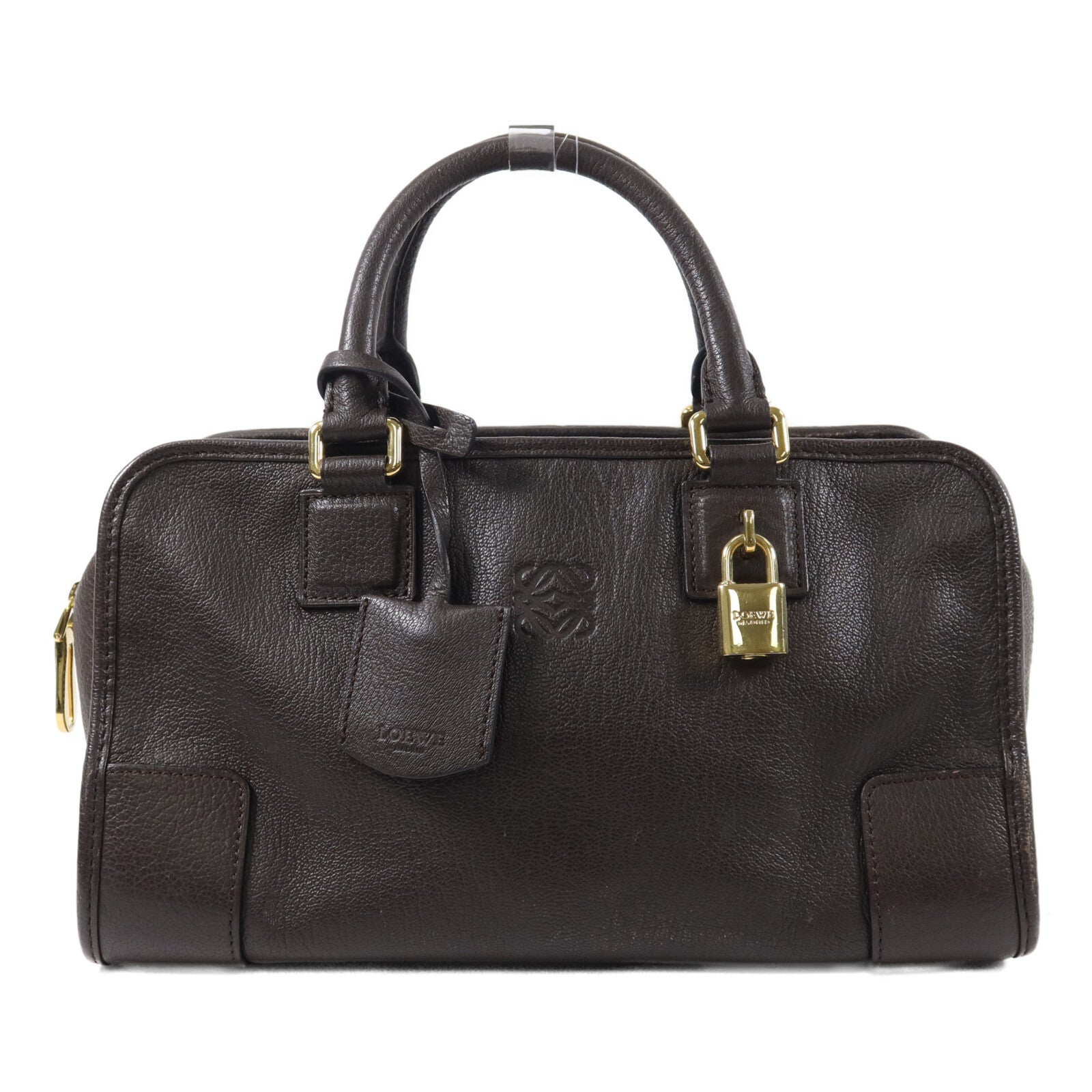 LOEWE 牛皮皮革Amazona 28手挽袋
