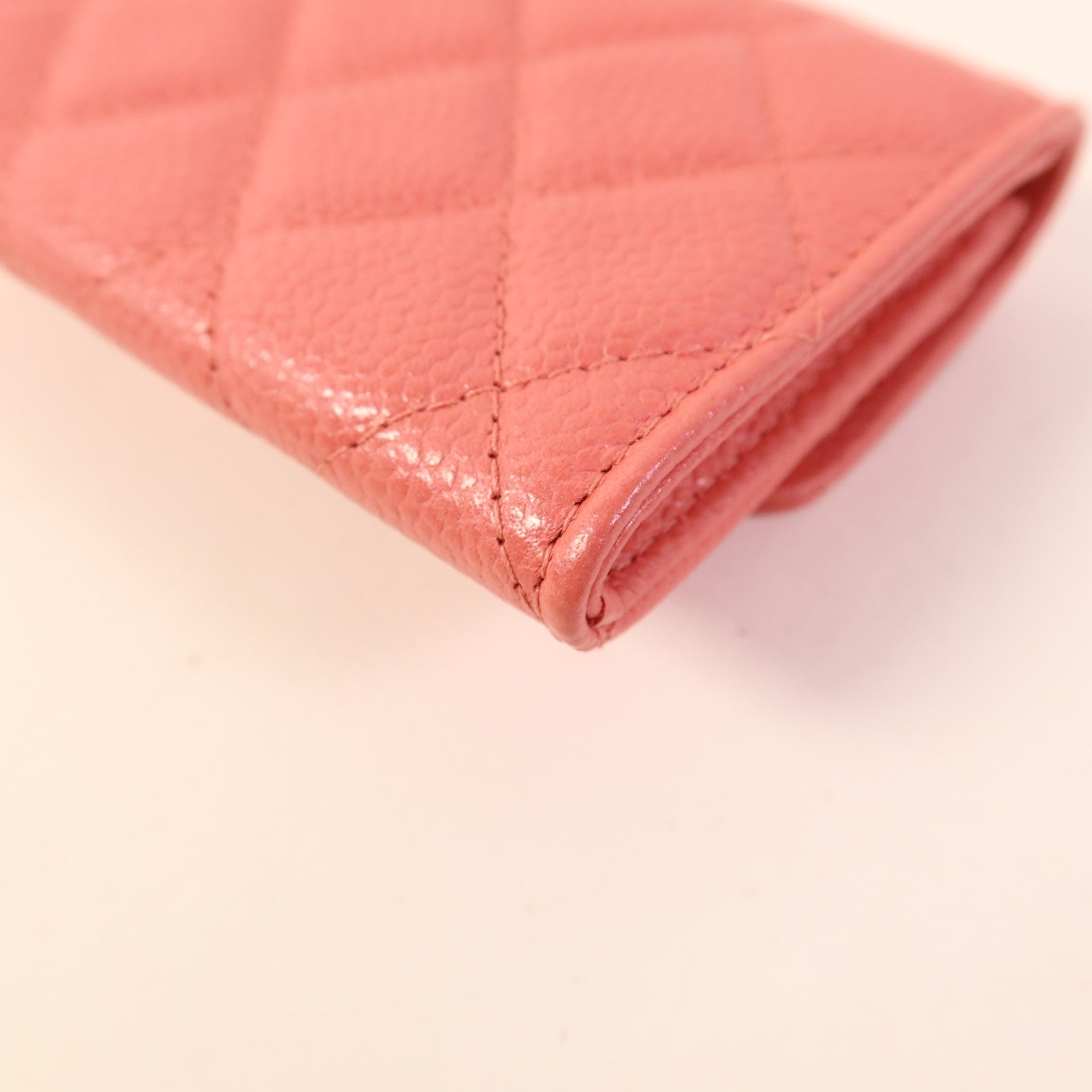 CHANEL 牛皮皮革Card Case金扣卡片套